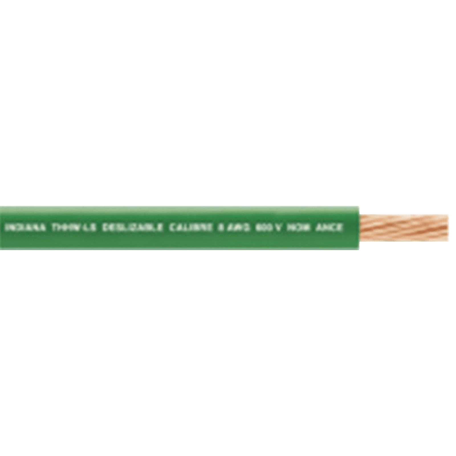 (SLY311) Cable Eléctrico de Cobre Recubierto THW-LS Calibre 12 AWG 19 Hilos Color Verde (100 metros) SLY-308-GRN/100 - INDIANA