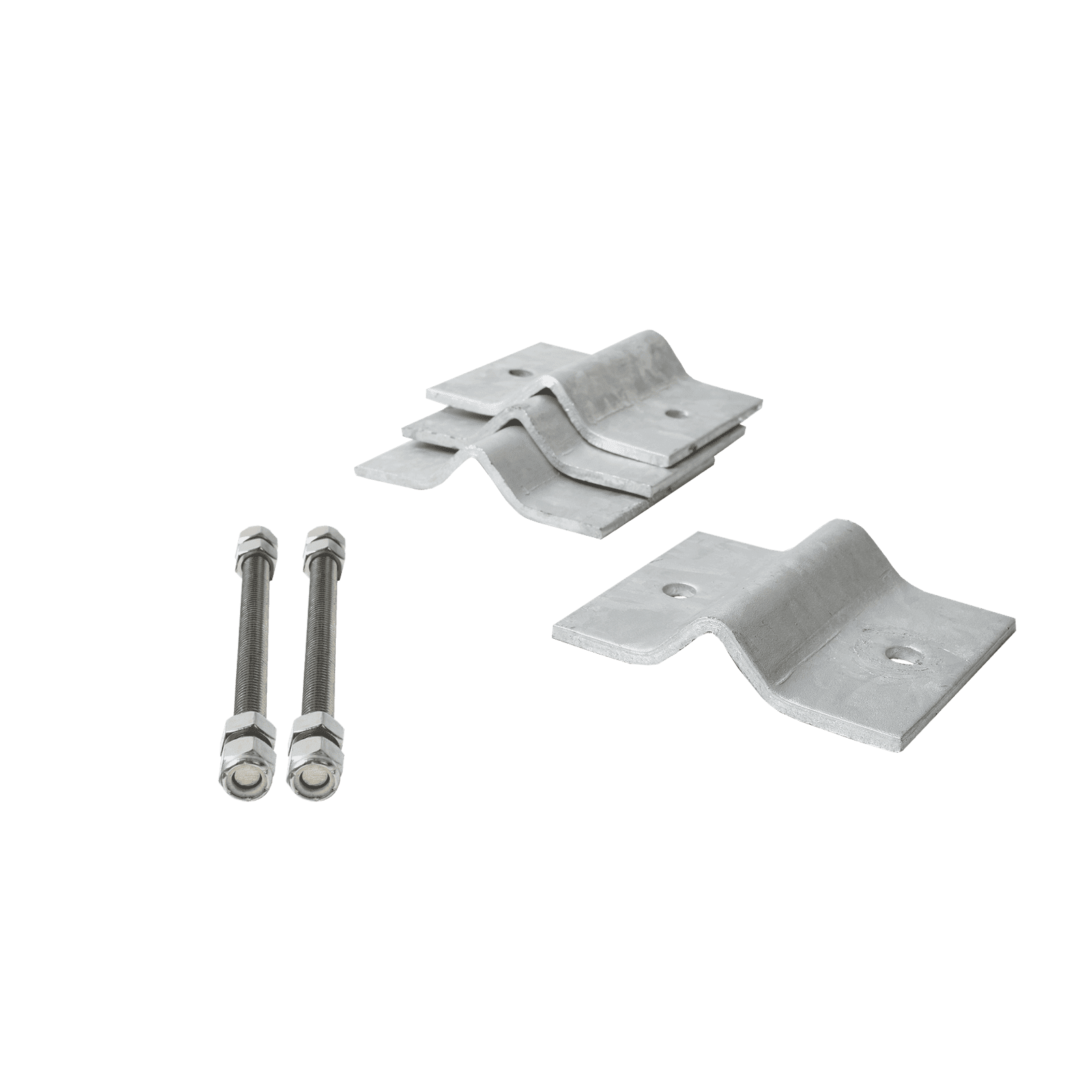 Herraje Adaptador de Mástil para Diámetros desde 3/4″ hasta 2-1/4″. Galv. en Caliente. SMM-K4 - SYSCOM TOWERS