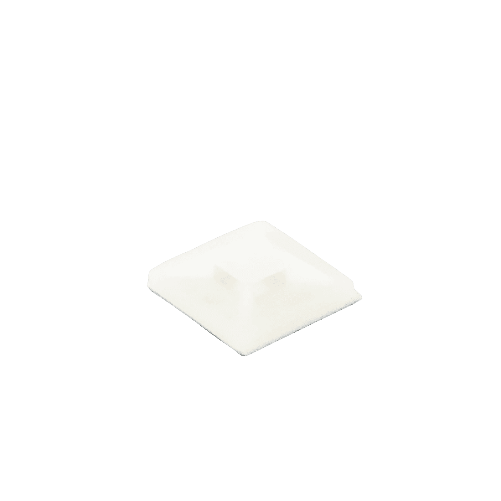 Montaje-Sujetador Adhesivo STRONGHOLD de 4 Vías de 1″ x 1″ x 1/4″, Color Natural, Nylon 6.6 Retardante de Llamas V-2, Paquete de 100pz SMP16A-C - PANDUIT