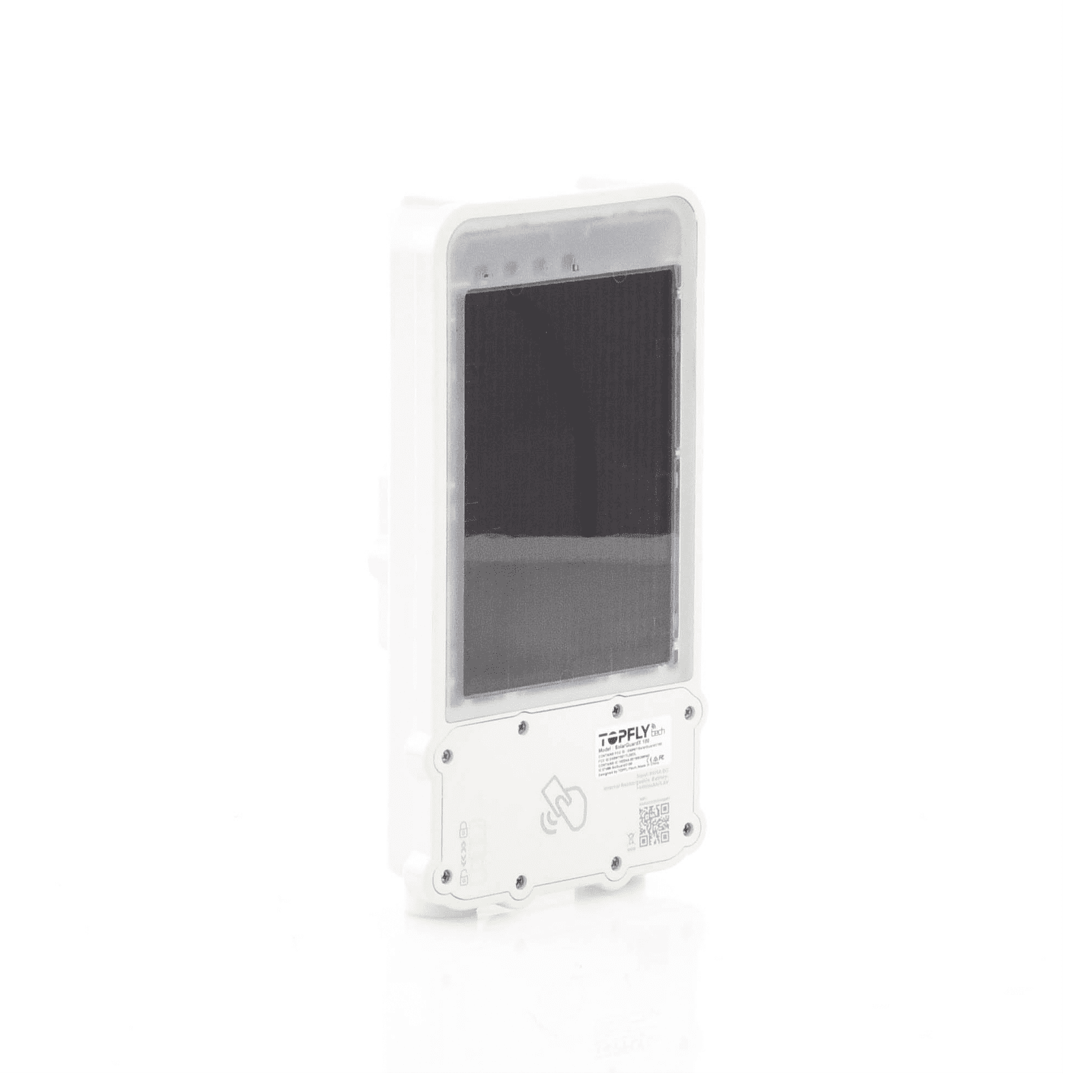 Cerradura Inteligente GPS con Energía Solar / SolarGuardX 100 / Seguimiento de Activos LTE Cat-M1 / Desbloqueo por RFID BLE OTA / Impermeable IP67 / Detección de Movimiento / Alarma de Bloqueo / Batería 14400mAh / Seguridad de Datos M SOLARGUARDX100 - TopFlyTech