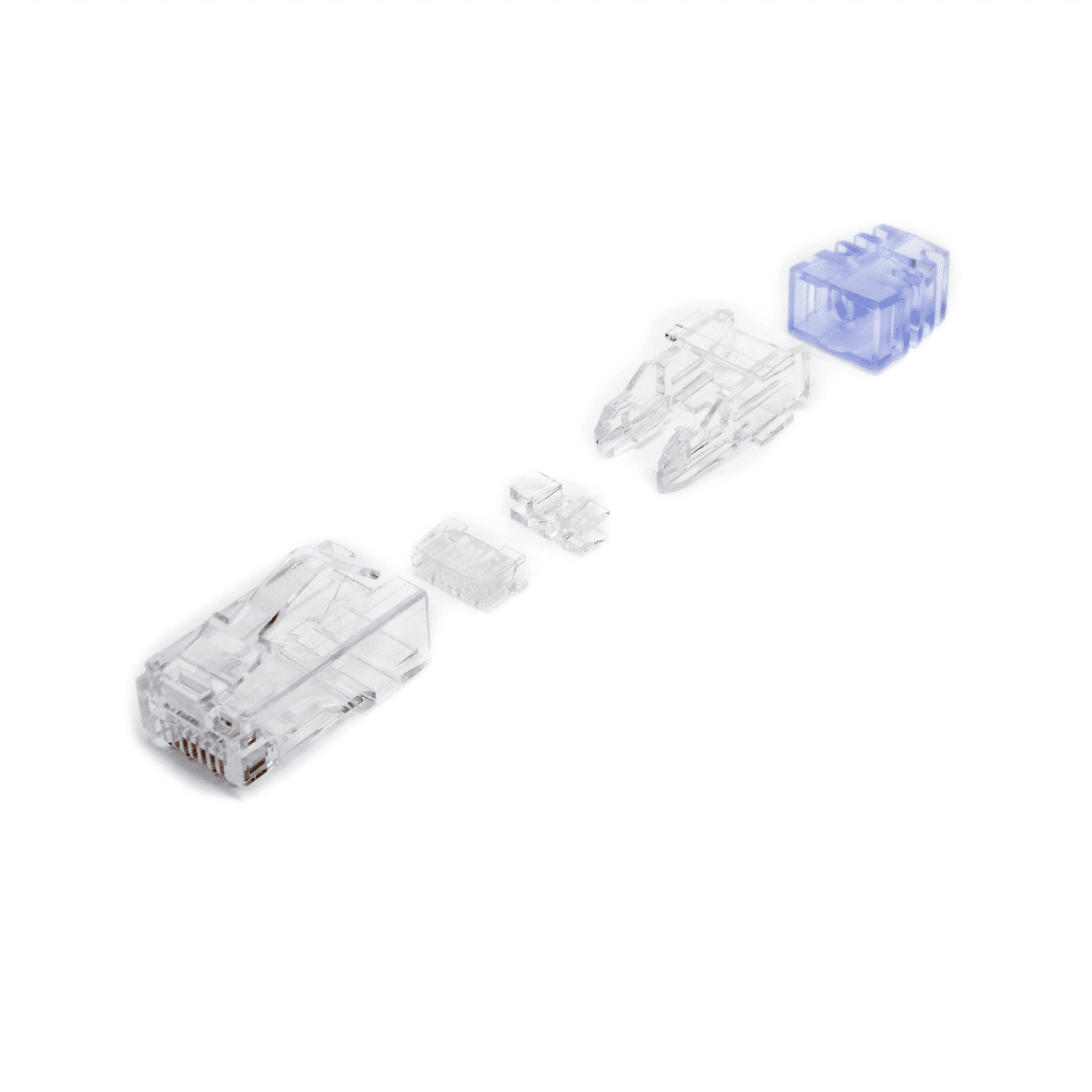 Plug RJ45 Cat6, Para Cable UTP de Calibre 23-24 AWG, Chapado en Oro de 50 micras, Paquete de 100 piezas SP688-C - PANDUIT