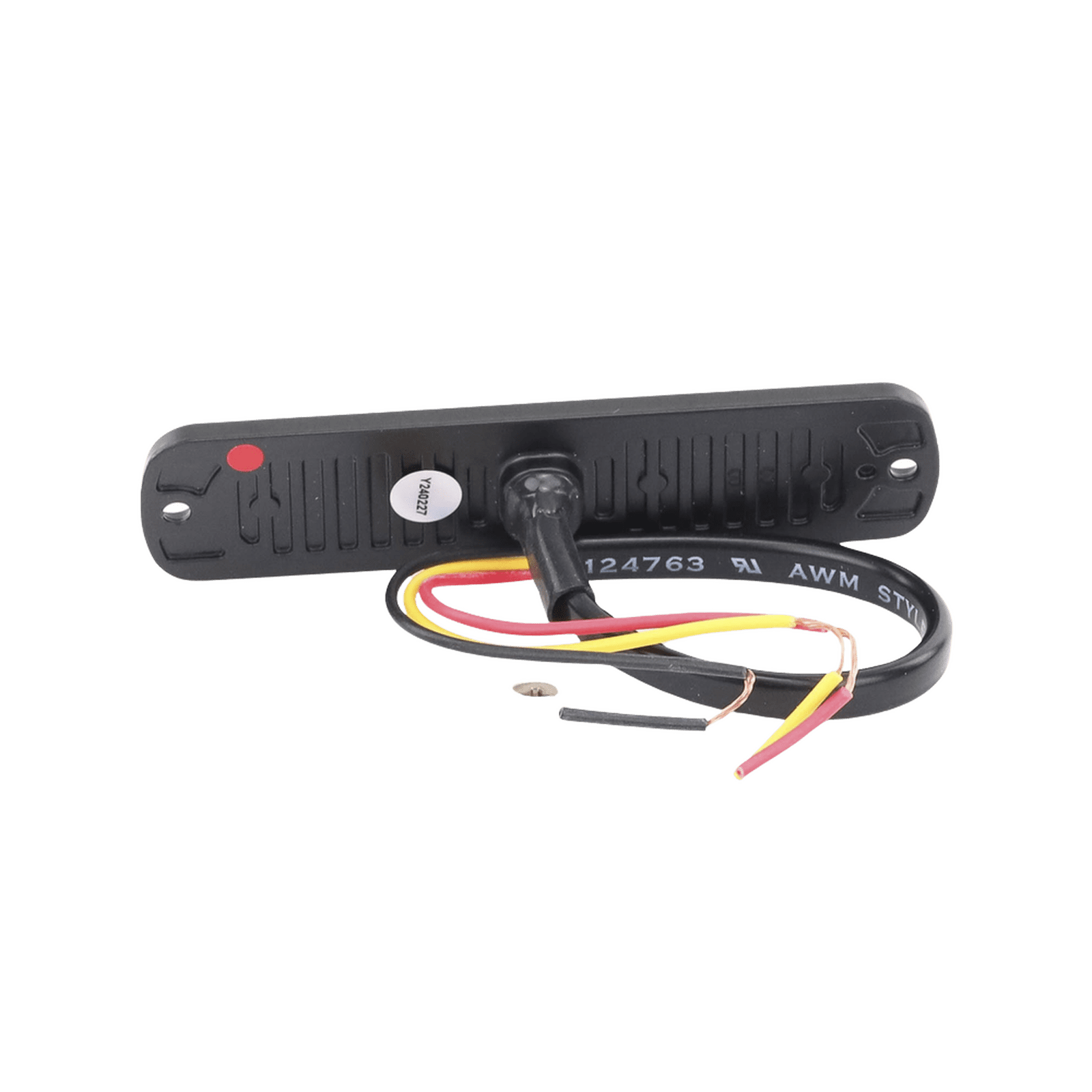 Luz Auxiliar de 6 LED, Ambar, Bisel Negro, Lente Transparente SP6A - SIGNALPRO