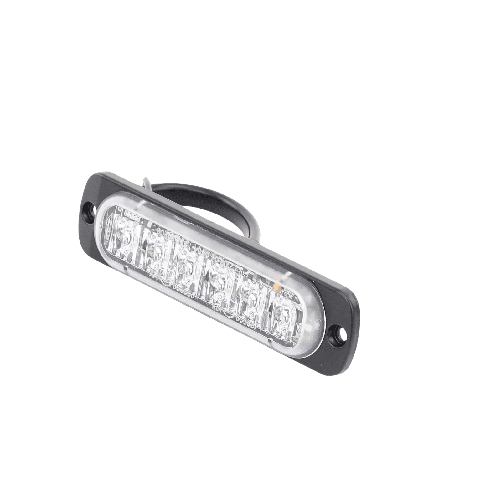 Luz Auxiliar de 6 LED, Azul, Bisel Negro, Lente Transparente SP6B - SIGNALPRO