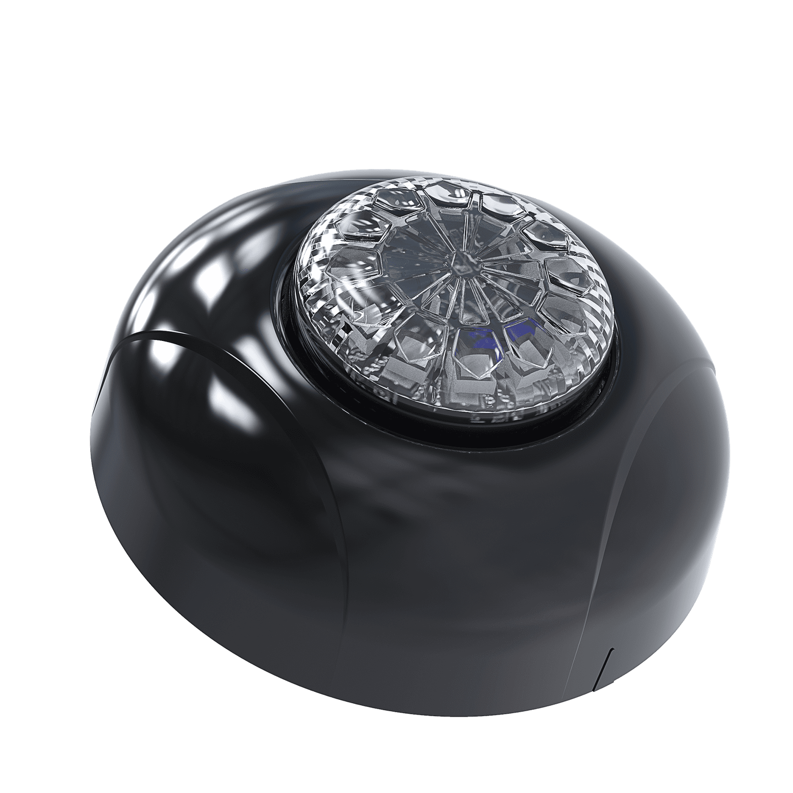 Estrobo Oculto de 12 LED, Brida negra, 12 Vcd, Rojo/Azul, Lente transparente SPF12RB - SIGNALPRO