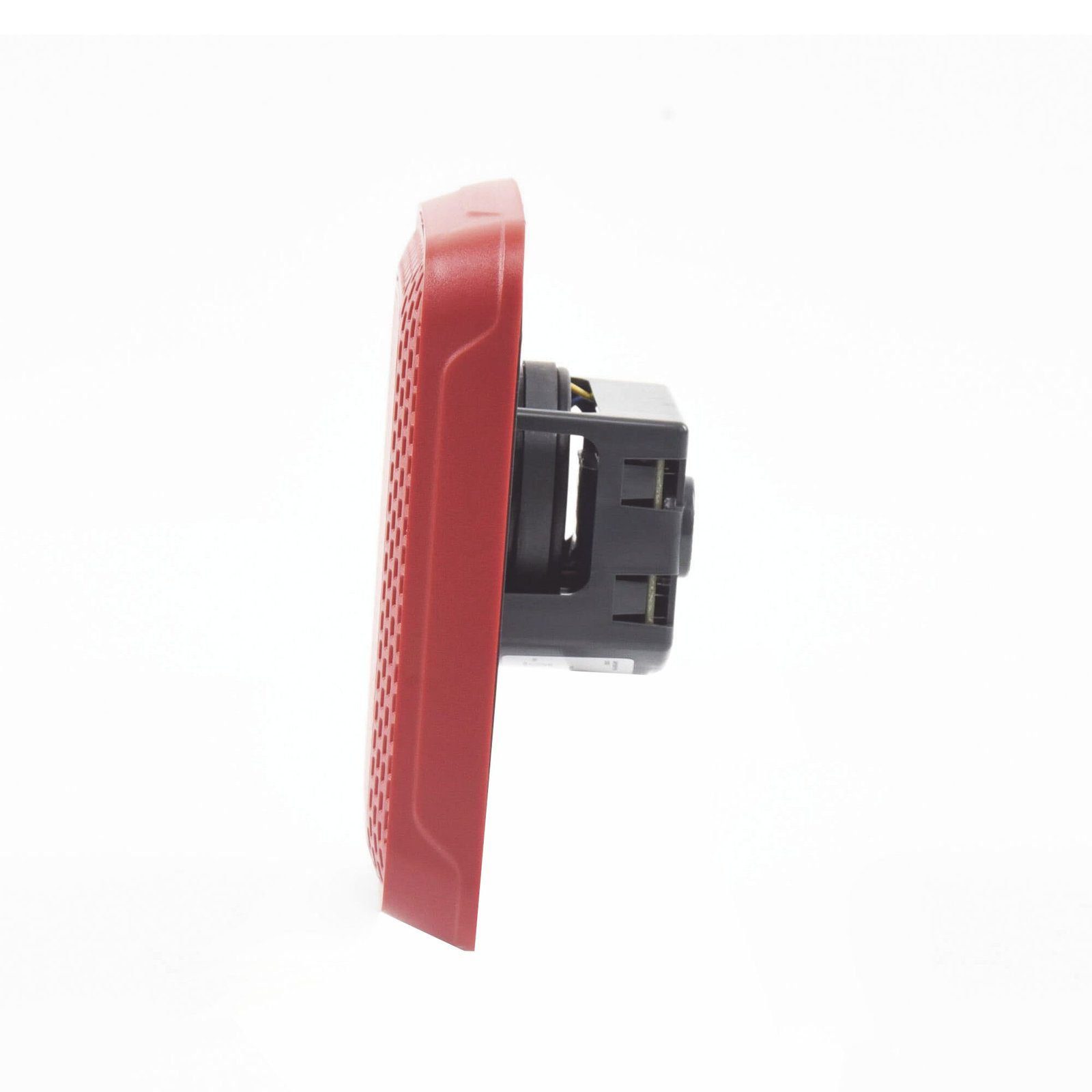 Bocina para Montaje en Pared, Color Rojo, Nuevo Diseño Moderno y Elegante y Menor Consumo de Corriente SPR-L - SYSTEM SENSOR