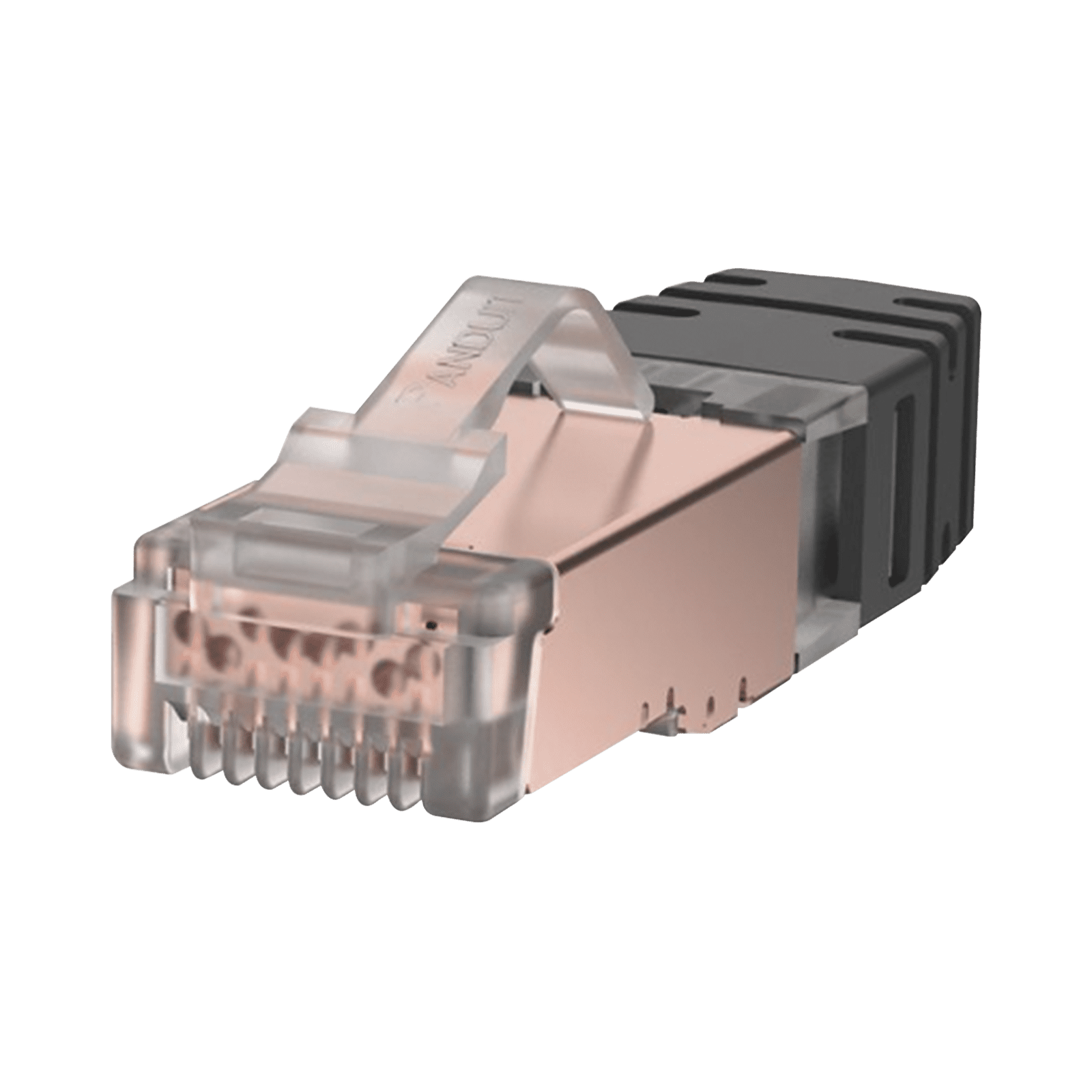Plug RJ45 Cat6A Blindado, Para Cable Calibre 23-24 AWG, Chapado en Oro de 50 micras, Paquete de 100 piezas SPS6X88-C - PANDUIT