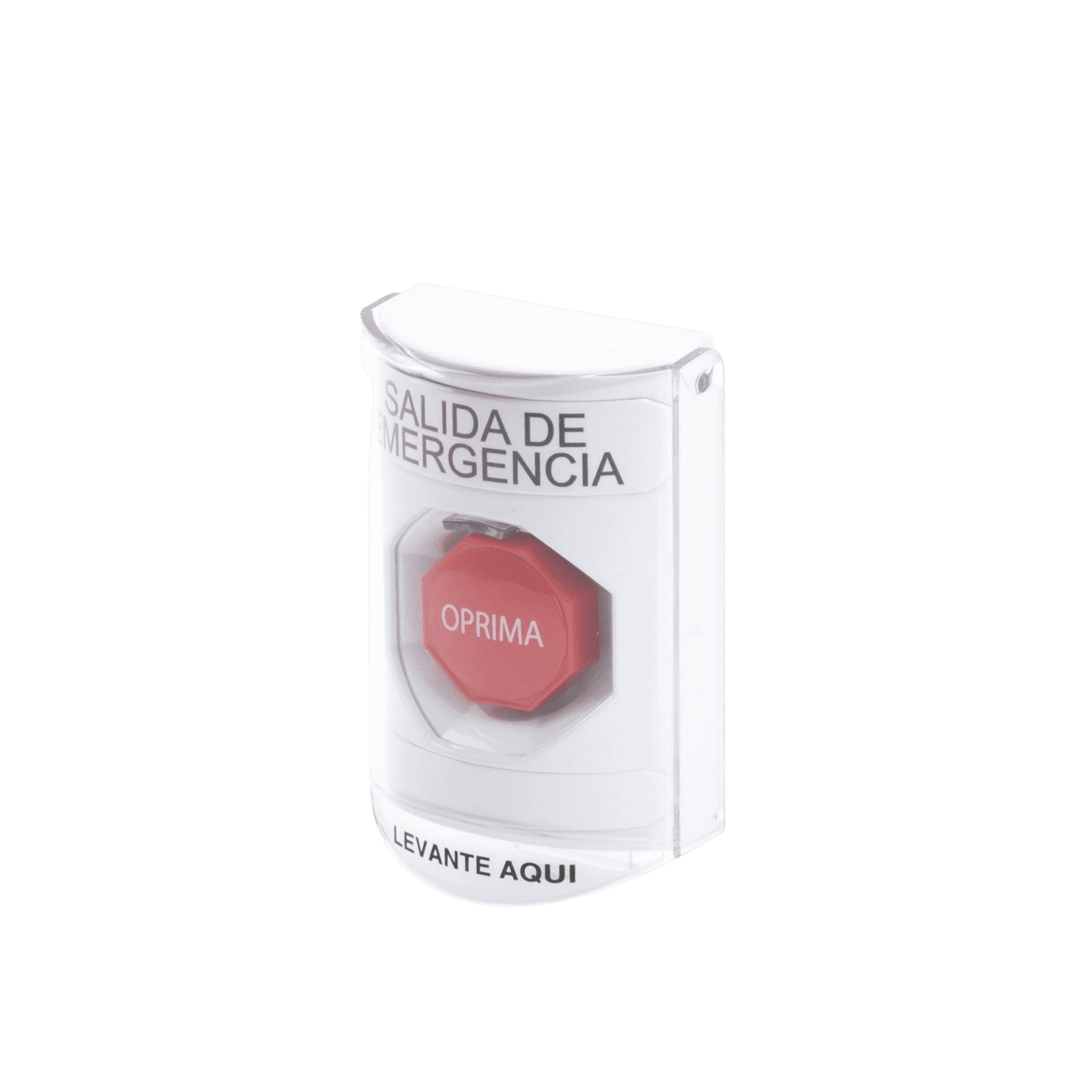 Botón Multipropósito, Texto Salida De Emergencia, Llave para Restablecer, Bocina Integrada De Alarma, Tapa De Policarbonato, 2 Relevadores forma C, Interior SS23A2EX-ES - STI
