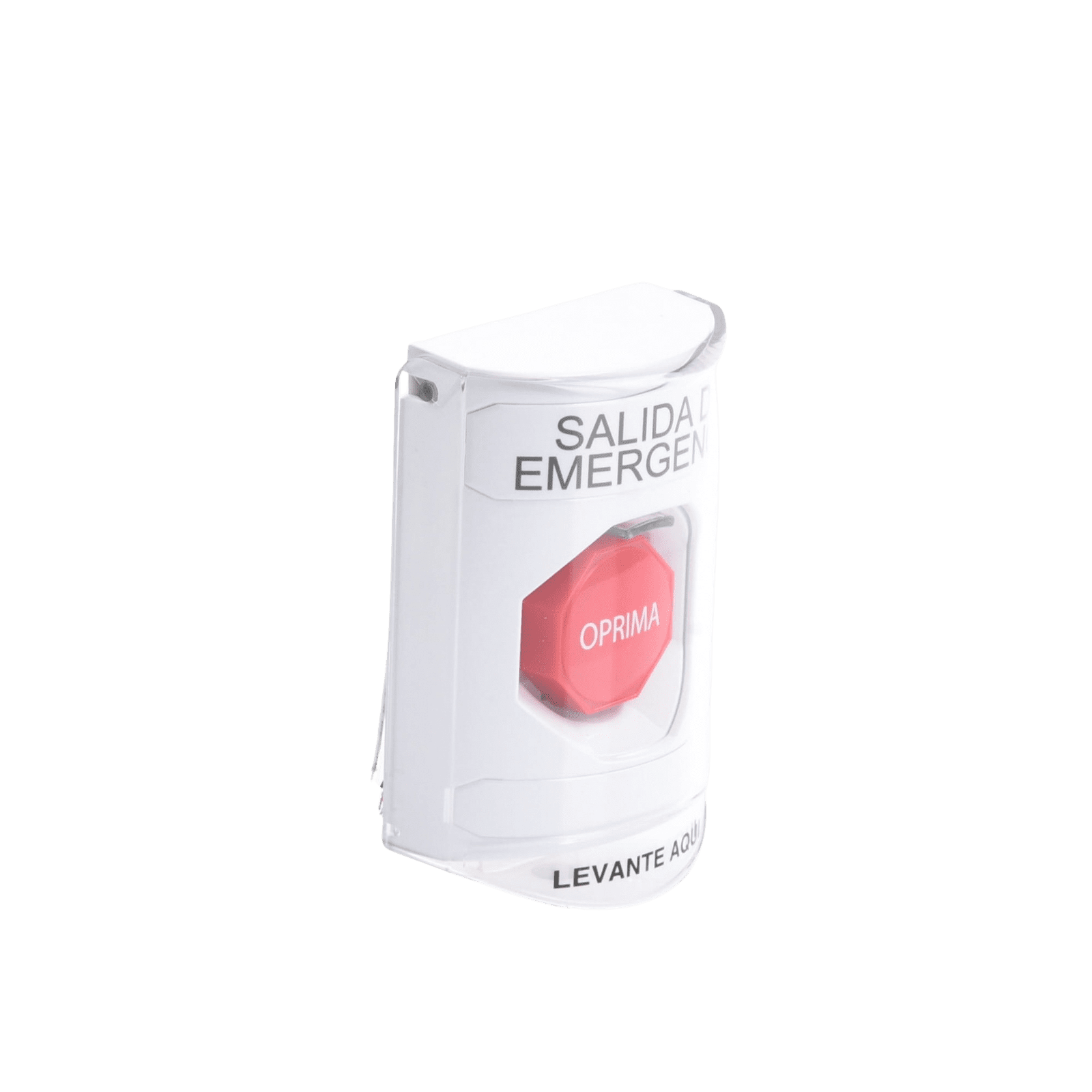 Botón Multipropósito, Texto Salida De Emergencia, Llave para Restablecer, Bocina Integrada De Alarma, Tapa De Policarbonato, 2 Relevadores forma C, Interior SS23A2EX-ES - STI
