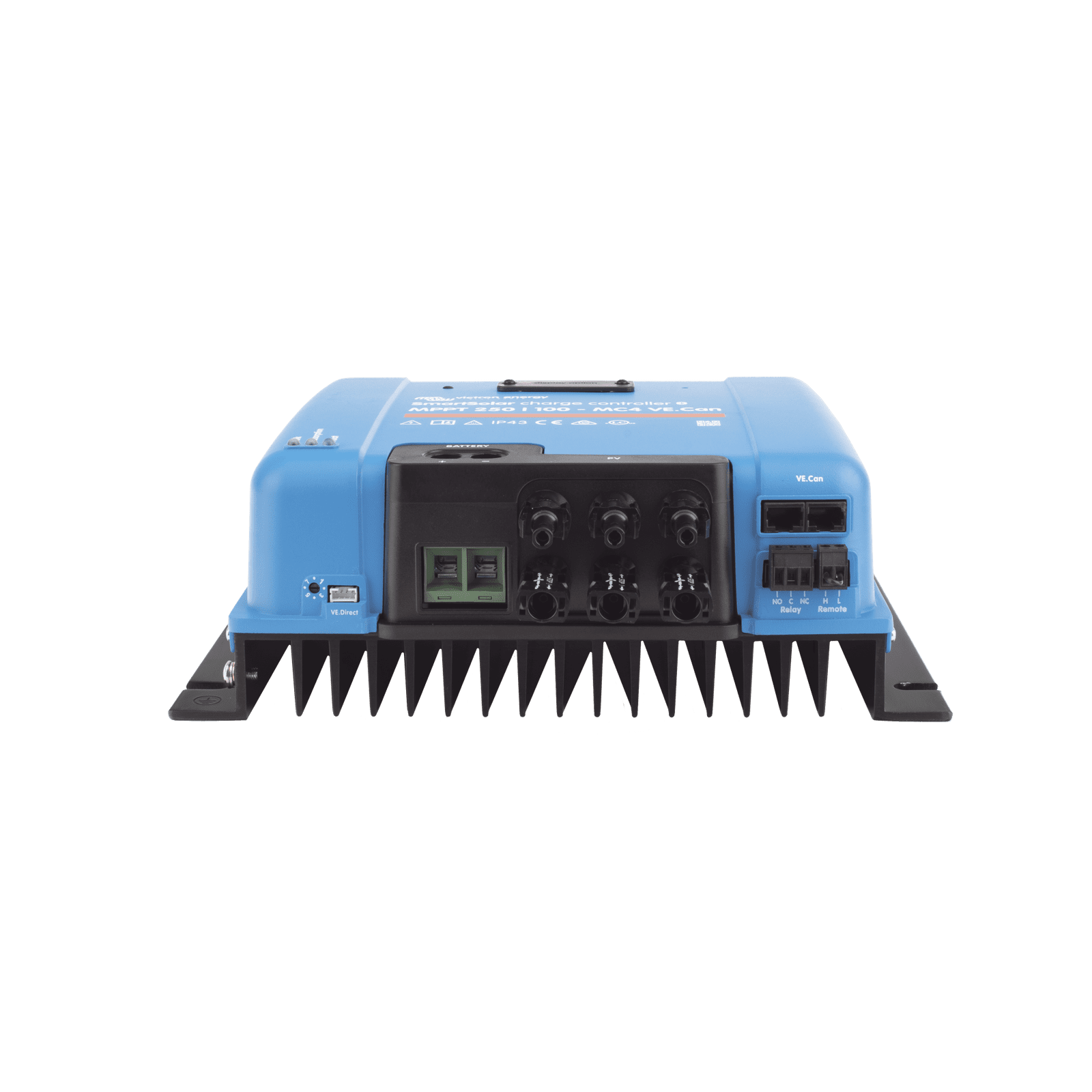 SmartSolar MPPT 250/100-MC4. Controlador Solar MPPT 100A, Voltaje: 48 Vcc. Para uso con Inv. Cargadores Victron SSMPPT250/100 - VICTRON ENERGY