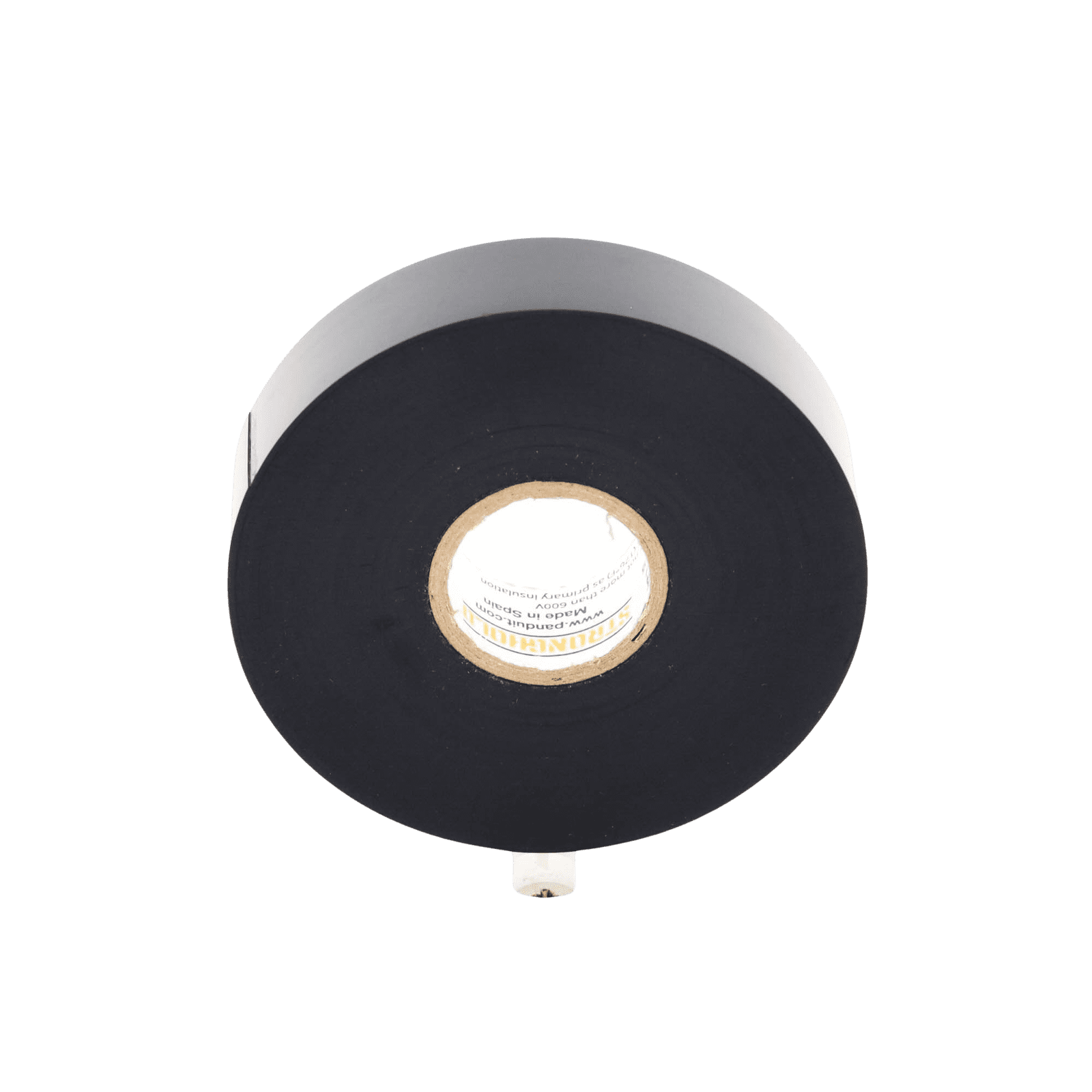 Cinta Eléctrica STRONGHOLD para Aislar, de PVC, Trabajo Pesado Eléctrico Industrial (Soporta abrasión, UV, agua, aceite y corrosión), Grosor de 0.21 mm (8.5 mil), Ancho de 19 mm, y 20 m de Largo, Uso Interior/Exterior, Color Ne ST88-075-66BK - PANDUIT