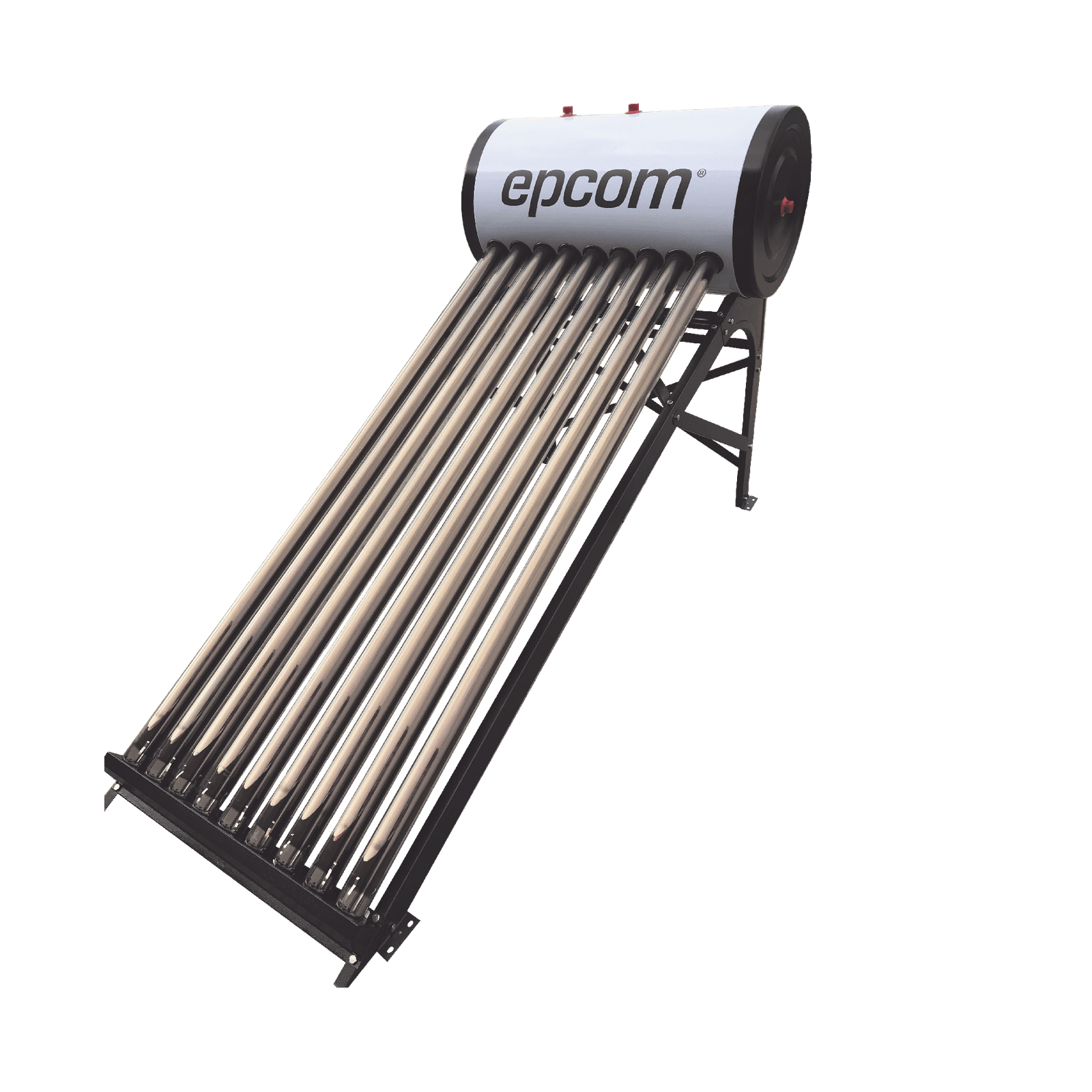 Bóiler Solar de 90L, Baja Presión con 9 Tubos de Vacío de Mayor Resistencia y Termotanque Inoxidable de Grado Alimenticio, Resistentes a Granizo de Hasta 25 mm/ l , Incluye Anodo de Magnesio STE-LPWH90 - EPCOM