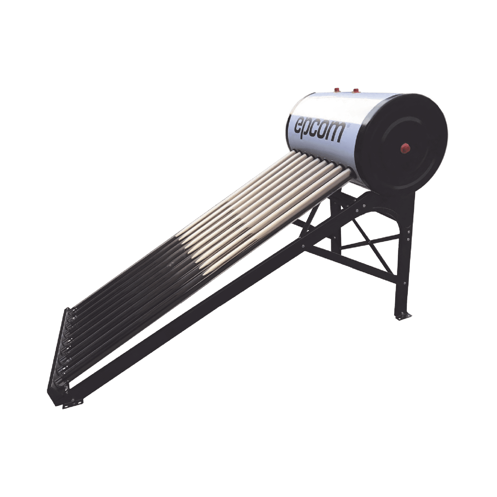 Bóiler Solar de 90L, Baja Presión con 9 Tubos de Vacío de Mayor Resistencia y Termotanque Inoxidable de Grado Alimenticio, Resistentes a Granizo de Hasta 25 mm/ l , Incluye Anodo de Magnesio STE-LPWH90 - EPCOM