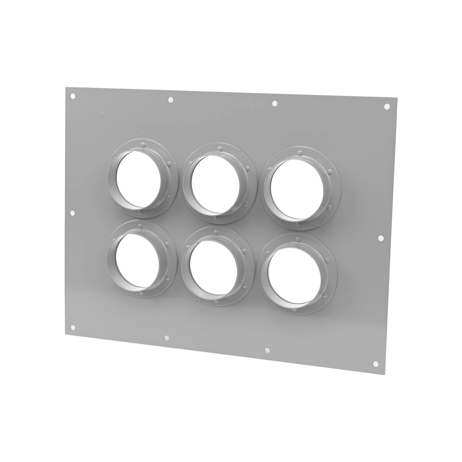 Placa Pasamuro Con Capacidad de 6 Botas de 4″ STEP423 - SYSCOM TOWERS