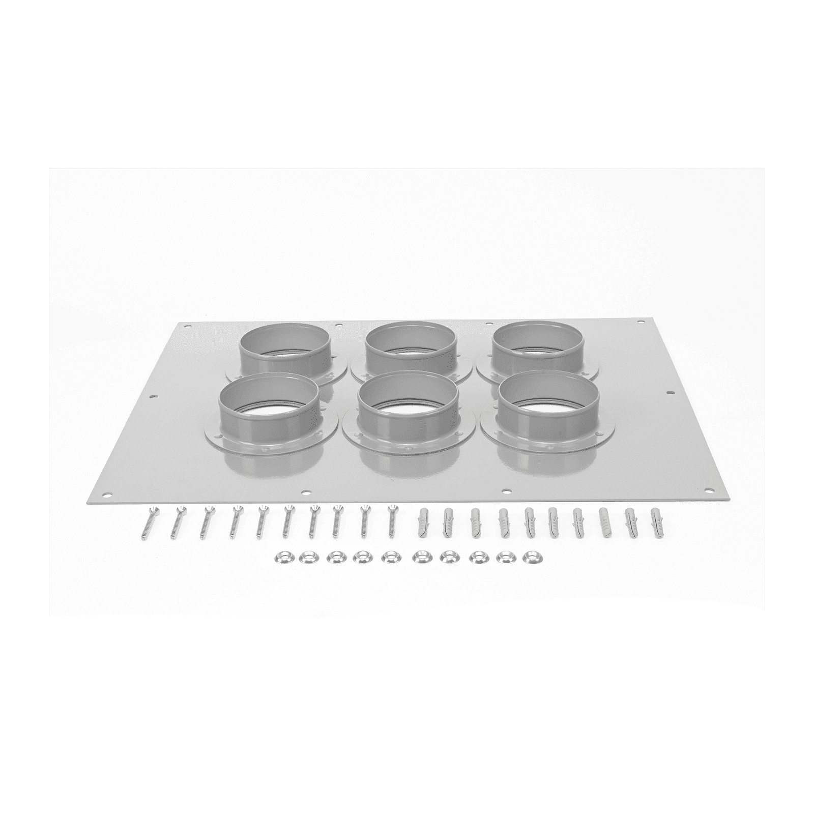 Placa Pasamuro Con Capacidad de 6 Botas de 4″ STEP423 - SYSCOM TOWERS