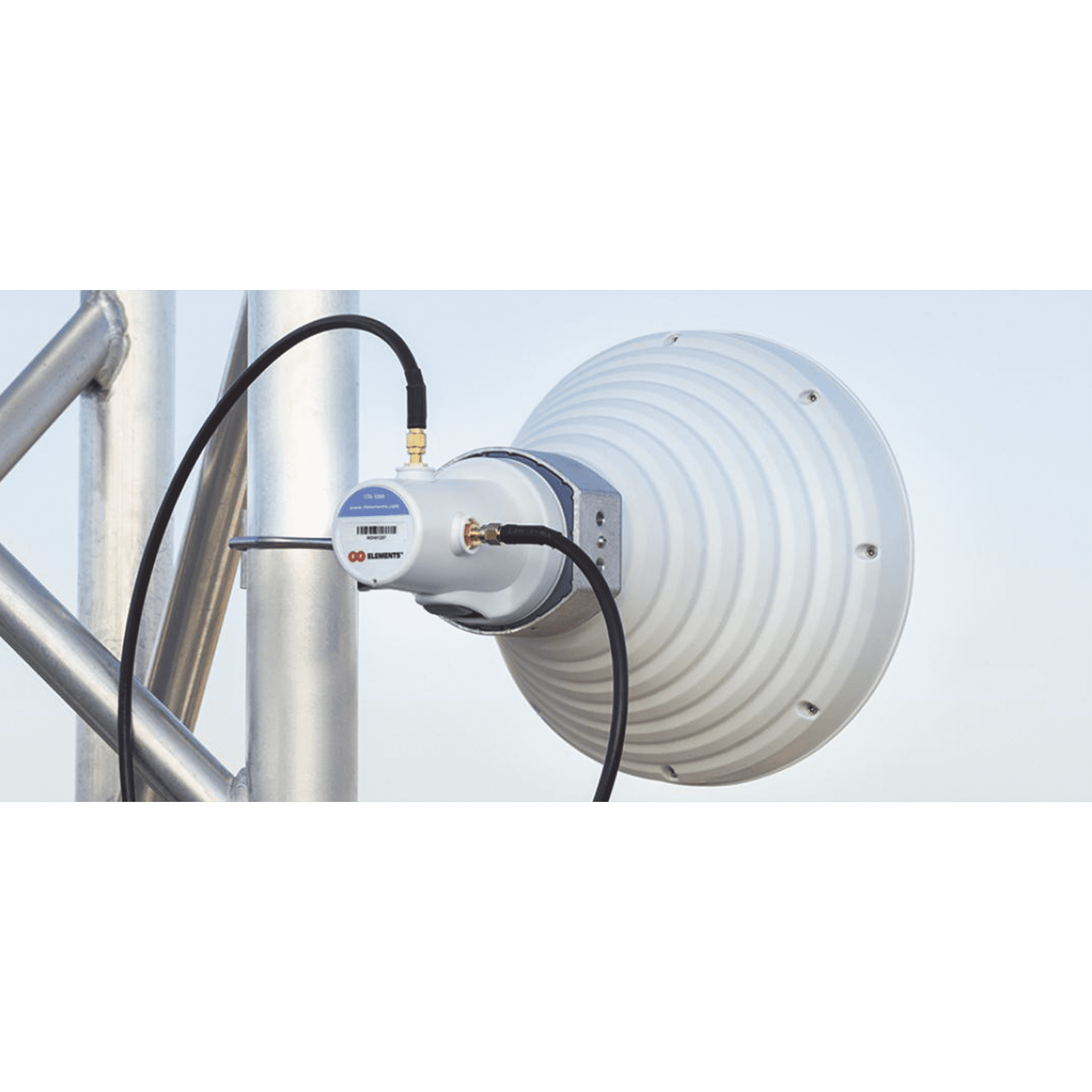 Antena Sectorial Simétrica Starter Horn de 30º, 5150 – 5950 MHz, ganancia de 18 dBi, conexión RP-SMA STH-30-USMA - RF ELEMENTS