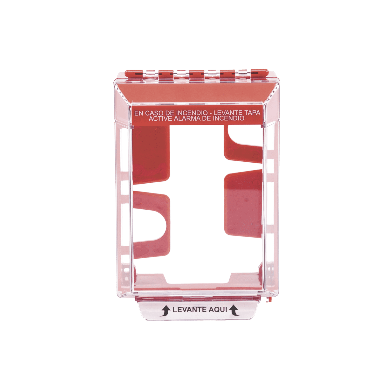 Cubierta Universal De Montaje Superficial, Con Espaciador 1.46″, Serie Universal Stopper® Texto De Incendio En Español STI-14210FR-ES - STI