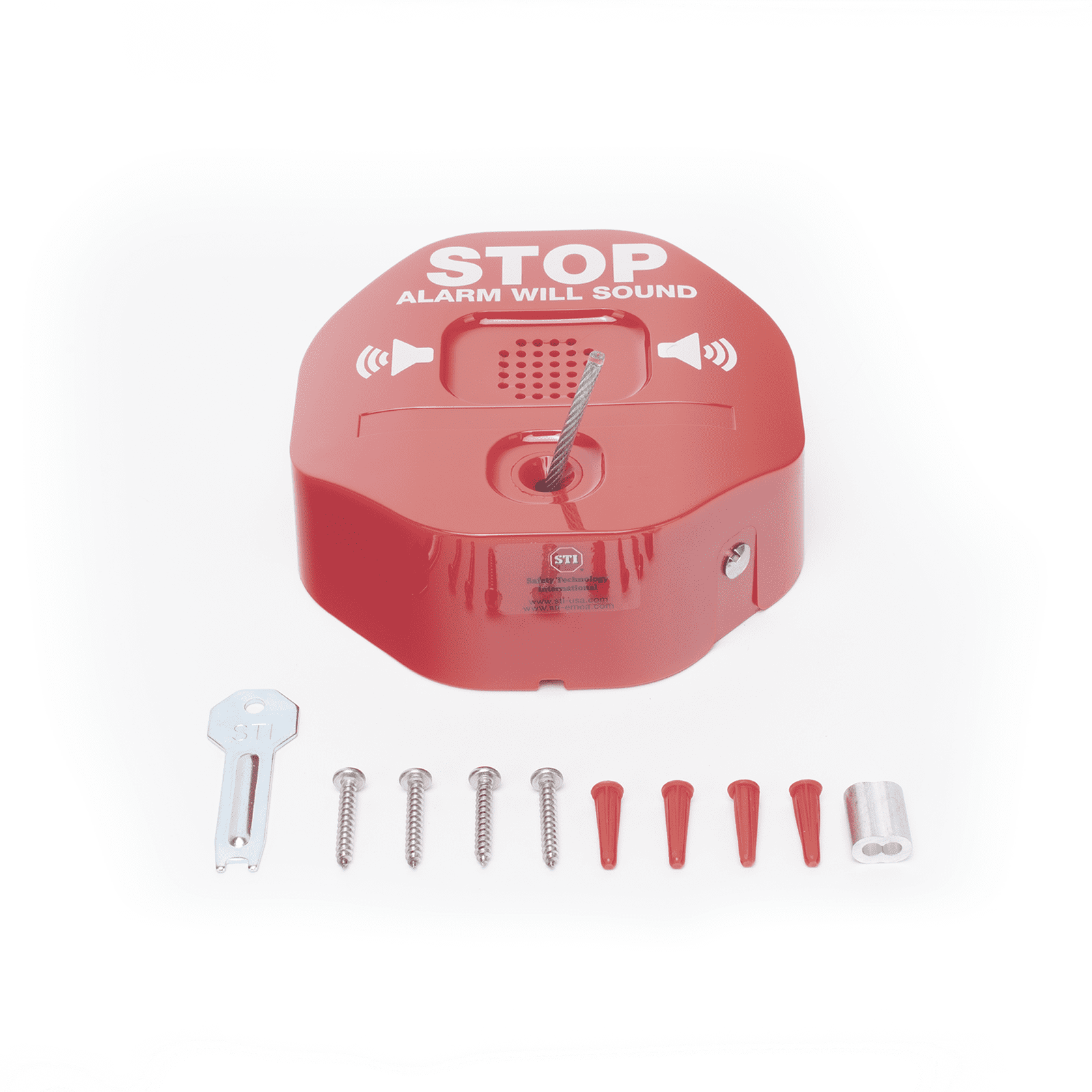 Alarma De Extintor Theft Stopper® Inalámbrica, Previene Robo y Mal Uso Del Extintor STI-6200WIR - STI