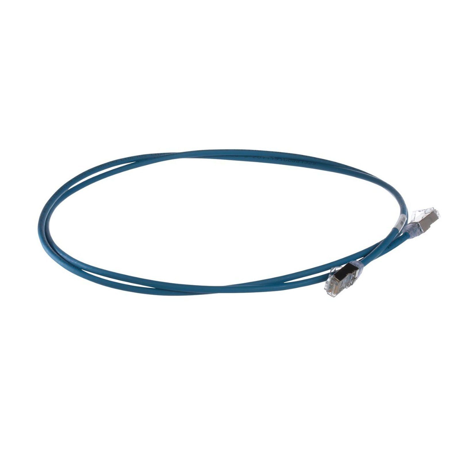 Patch Cord Cat6A, Diametro Reducido 28 AWG, Blindado S/FTP, CM/LS0H, 2m, Color Azul STP28X2MBU - PANDUIT