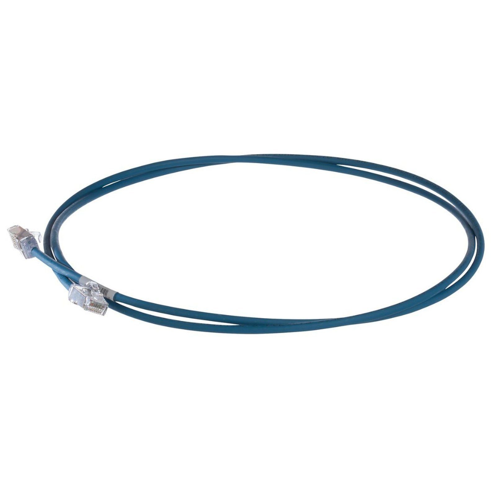 Patch Cord Cat6A, Diametro Reducido 28 AWG, Blindado S/FTP, CM/LS0H, 2m, Color Azul STP28X2MBU - PANDUIT