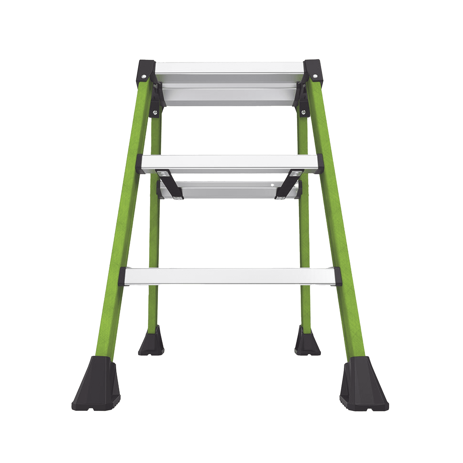 Escalera Plegable 2 Peldaños de Fibra de Vidrio / Tamaño 66 cm ( 2′ 2″). SURESTEP - Little Giant Ladder Systems