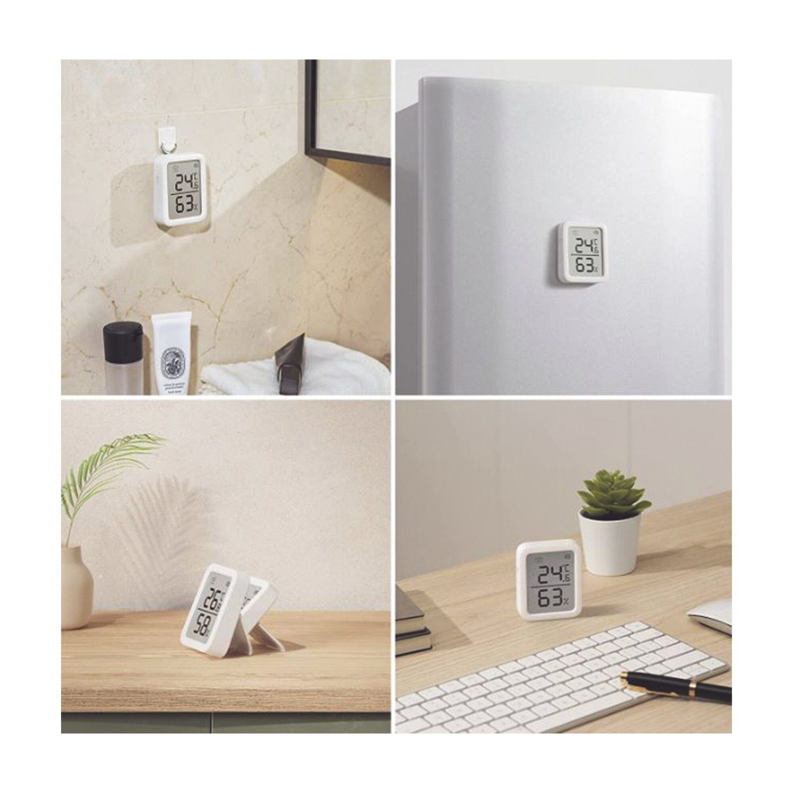 Medidor de temperatura y humedad Datos en pantalla / inalámbrico BLUETOOTH compatible con HUB SwitchBot SWITCHBOTMP - SWITCHBOT