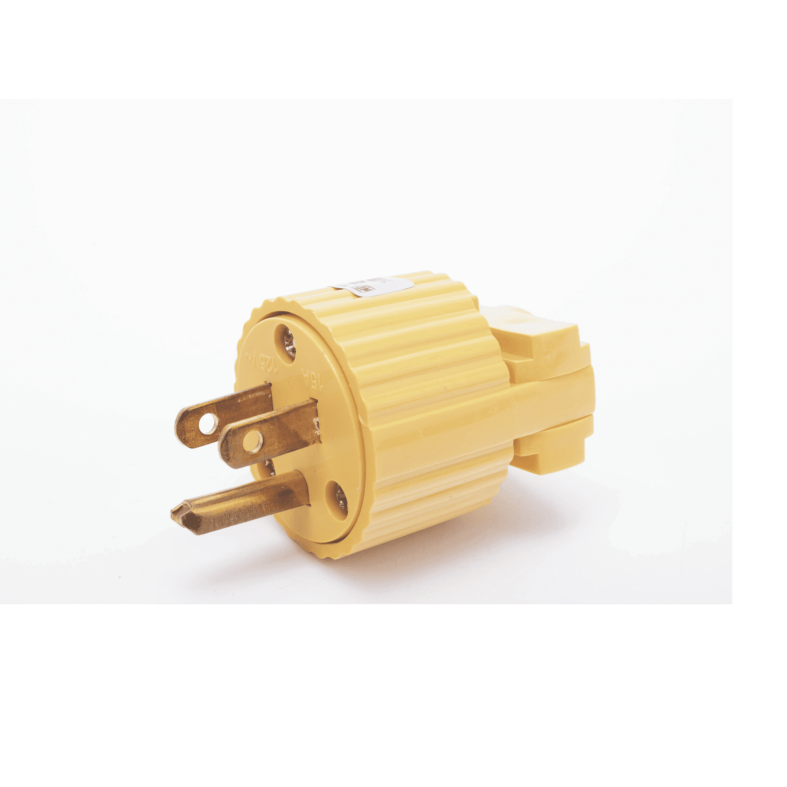 Clavija con Abrazadera Plástica Aterrizada / 127 V CA 15 A Max. / Fabricada en Plastico ABS. SYS-136-509 - SURTEK