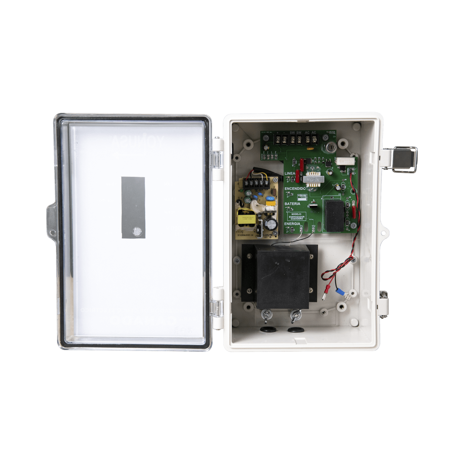 Energizador para Ganado 10,000Volts-2JOULES/ 25,000 metros lineales de protección / Cercas Electrificadas SYSGAN25K - YONUSA