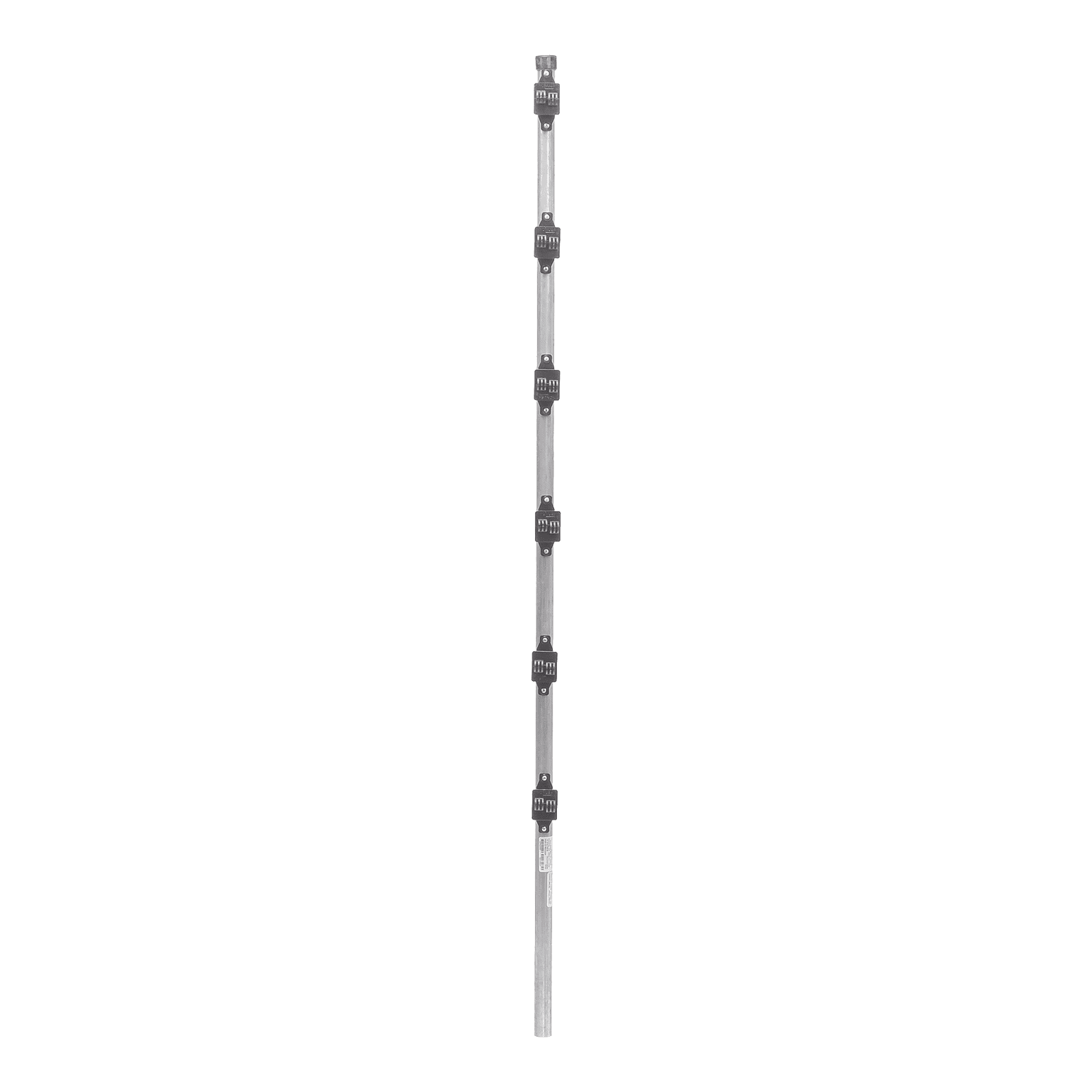Poste con 6 Aisladores de PASO para Cerca Electrificada. Tubo Galva. de 1.4m, cal. 18 de 1″ Diam. (Sin pintar). SYS-POST-10 - EPCOM INDUSTRIAL