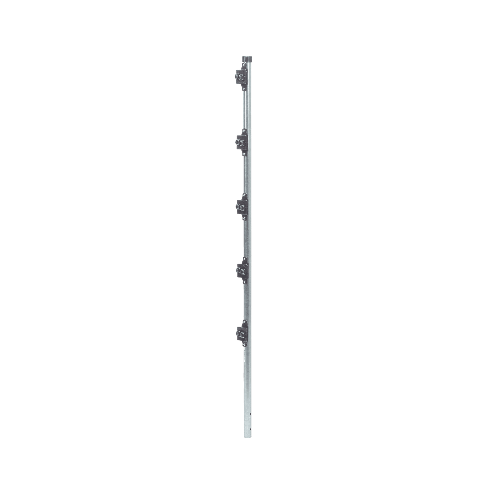 Poste con altura de 1m para cercos eléctricos/ Incluye base multiposicion fabricado 100% con acero galvanizado con 5 aisladores de paso SYS-POST-3-V2 - EPCOM INDUSTRIAL