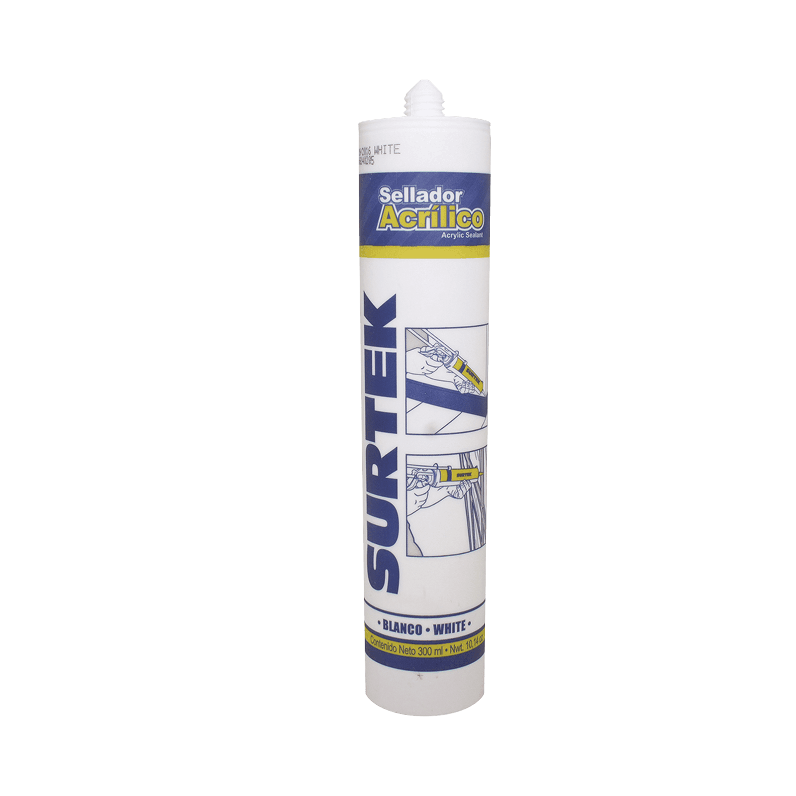 Sellado Acrílico /Color Blanco / Contenido 280 ml. SYS-113-505 - SURTEK
