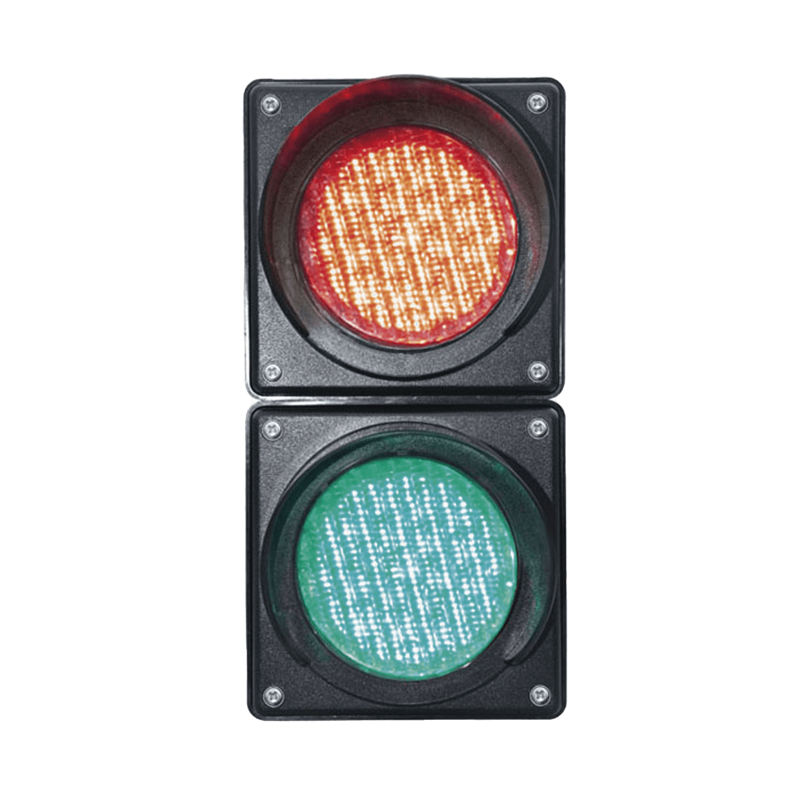 Semáforo / Señalización Rojo y Verde / Diametro 100mm / LED / 110vca. PROLIGHTLED100 - AccessPRO