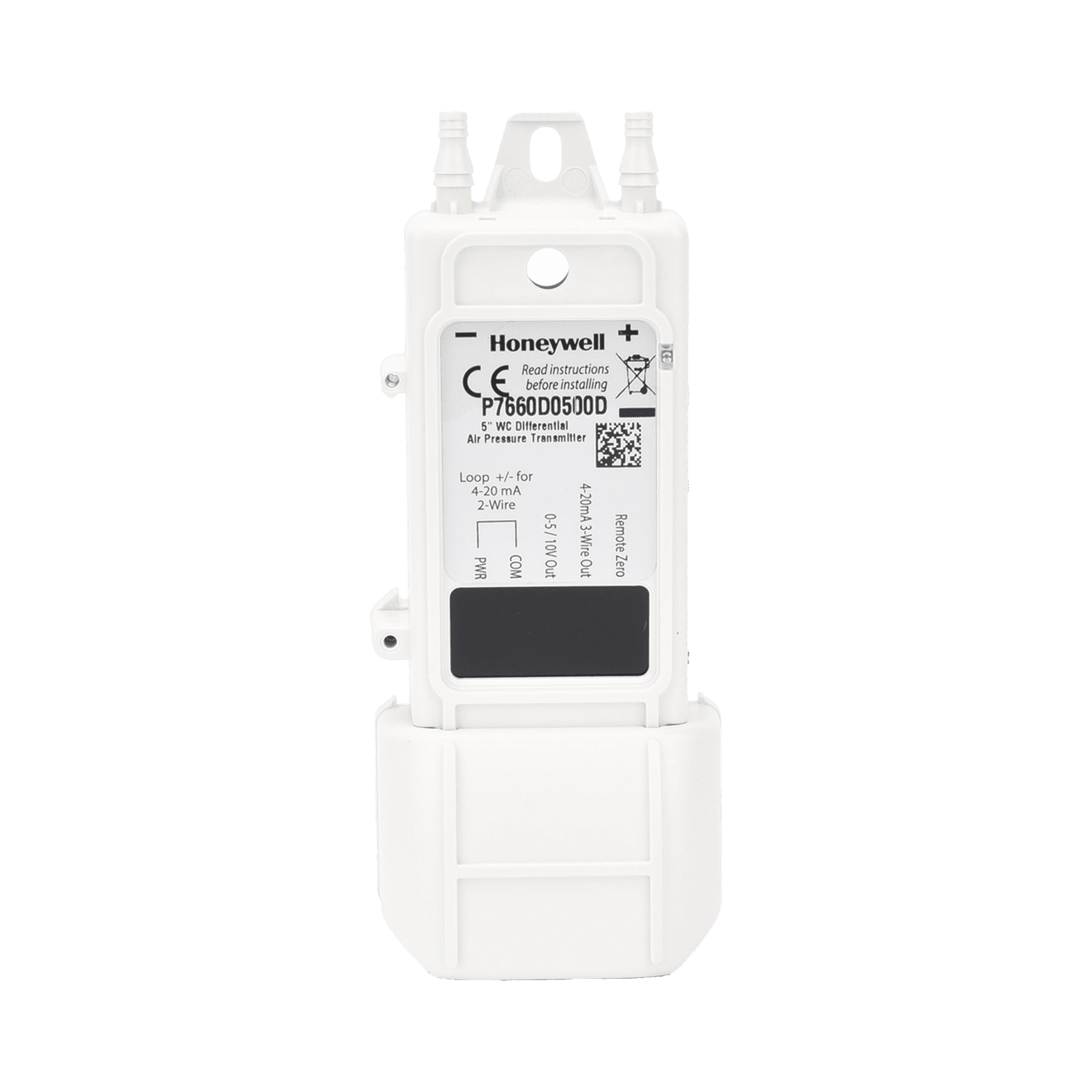 Sensor de Presión 5.0″ Adj Univer Display/Sonda Bymounting Orientation, 24 Vac. Incluye interruptores auxiliares internos y cables de cableado aislados de teflón. CE UL cUL P7660D0500D - HONEYWELL BMS