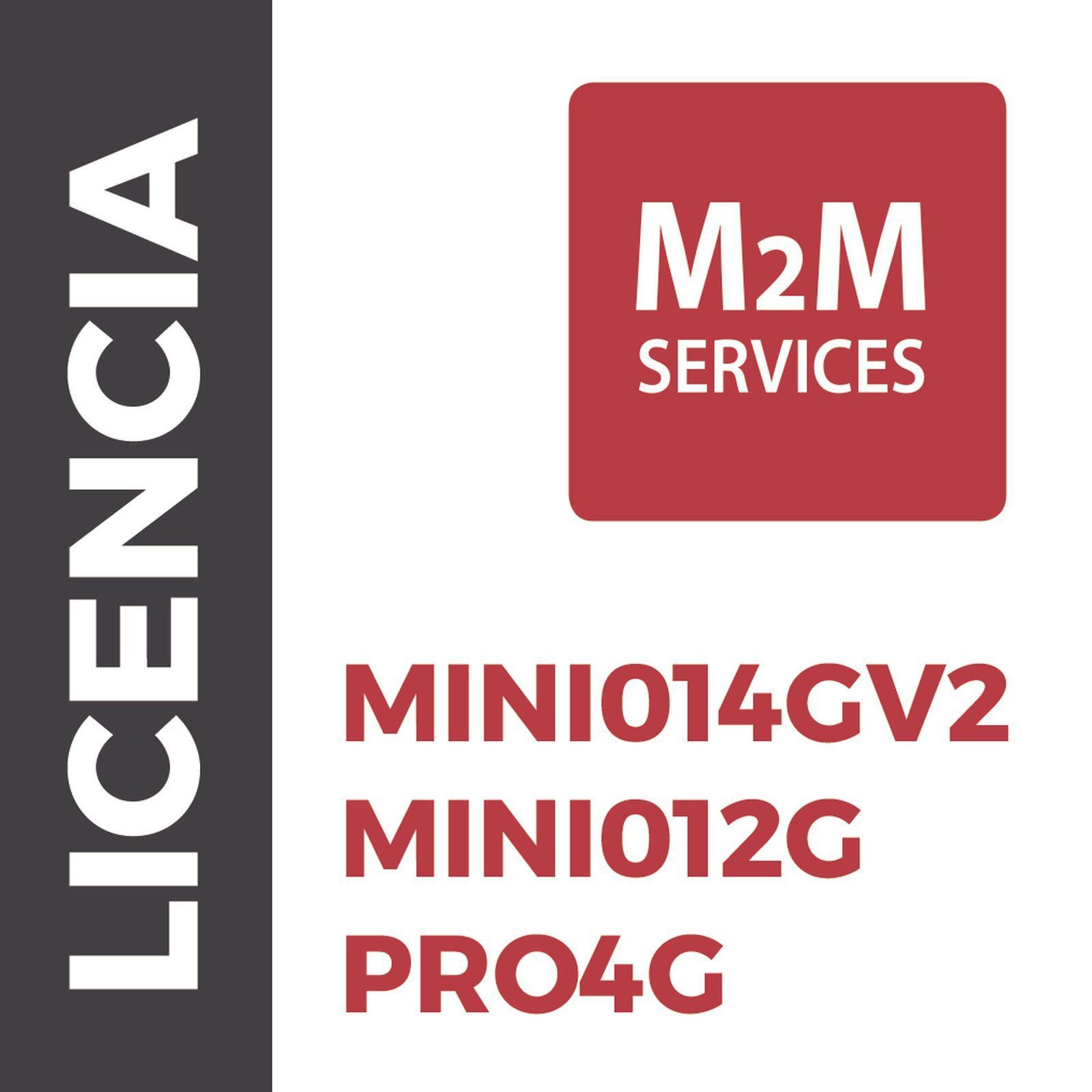 Servicio de datos por un Año para comunicadores MINI014G/V2 y MINI012G, con eventos ilimitados. VOUCHER1Y - M2M SERVICES