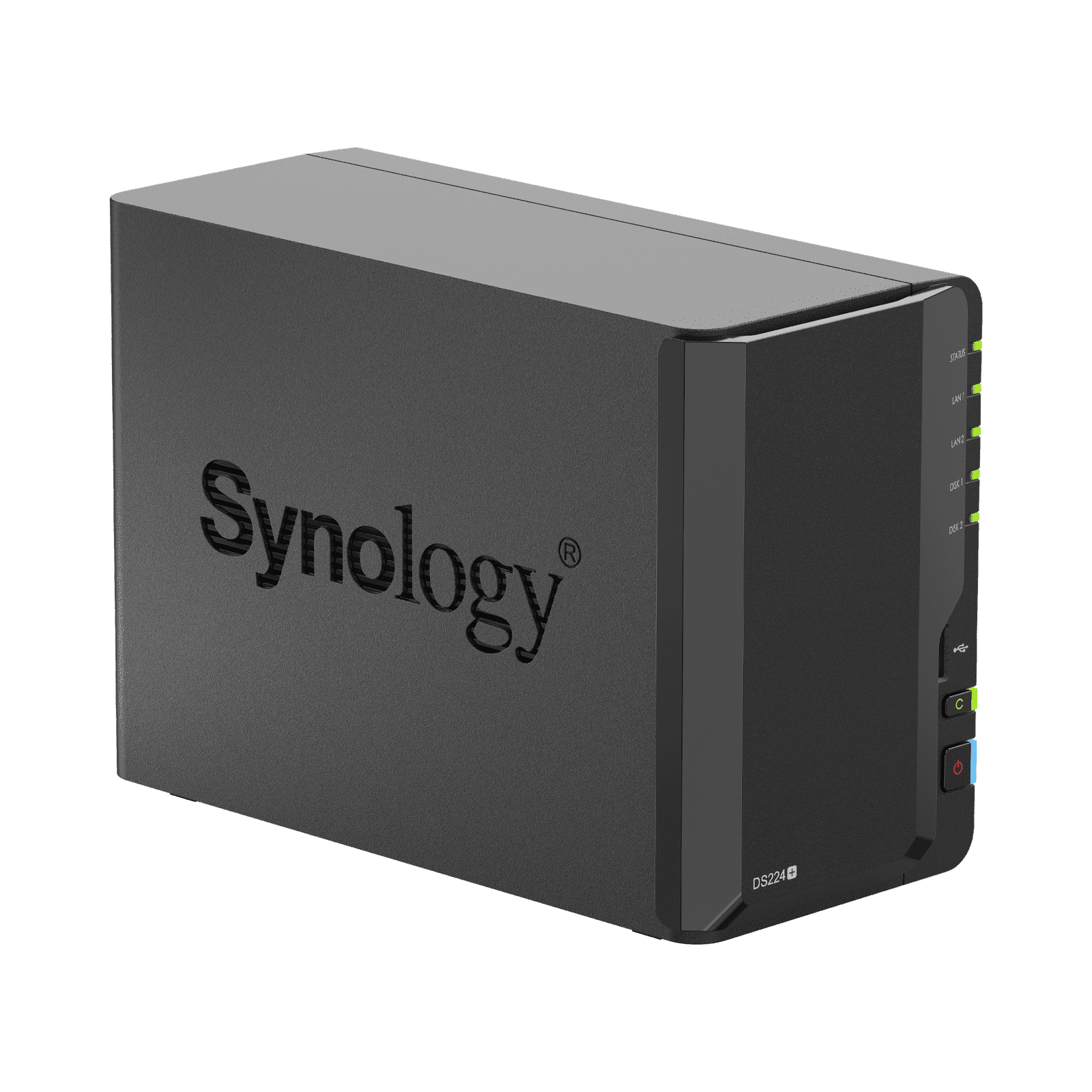 Servidor NAS de 2 Bahías / Servicio Nube Gratis (P2P) / Administración Remota y Respaldo Programado DS224PLUS - SYNOLOGY