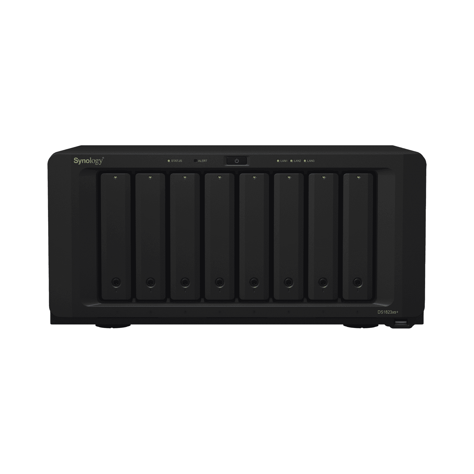 Servidor NAS de escritorio con 8 bahías / Expansible a 18 bahías / Hasta 256 TB / 8GB de RAM DS1823XSPLUS - SYNOLOGY