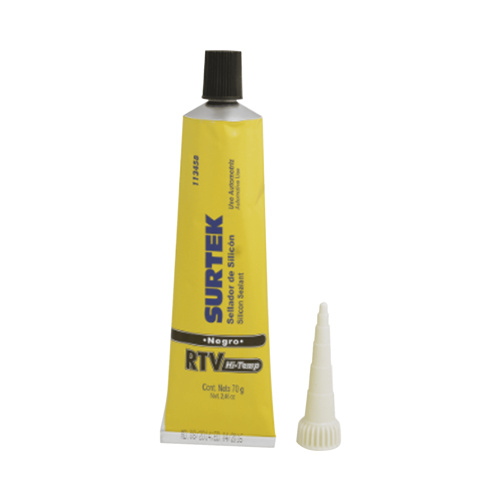 Silicón para Altas Temperaturas /Color Negro/ Tubo 70 g. SYS-113-458 - SURTEK