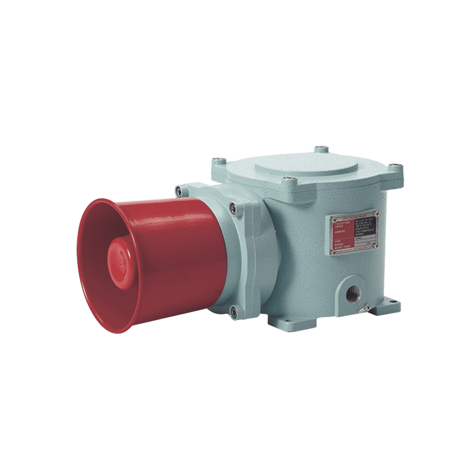 Sirena electrónica a prueba de explosiones Máx. 118dB, Grado de protección Ex db IIC T6 Gb voltaje: 120 VAC SPNA-WS-120-ATEX - QLIGHT