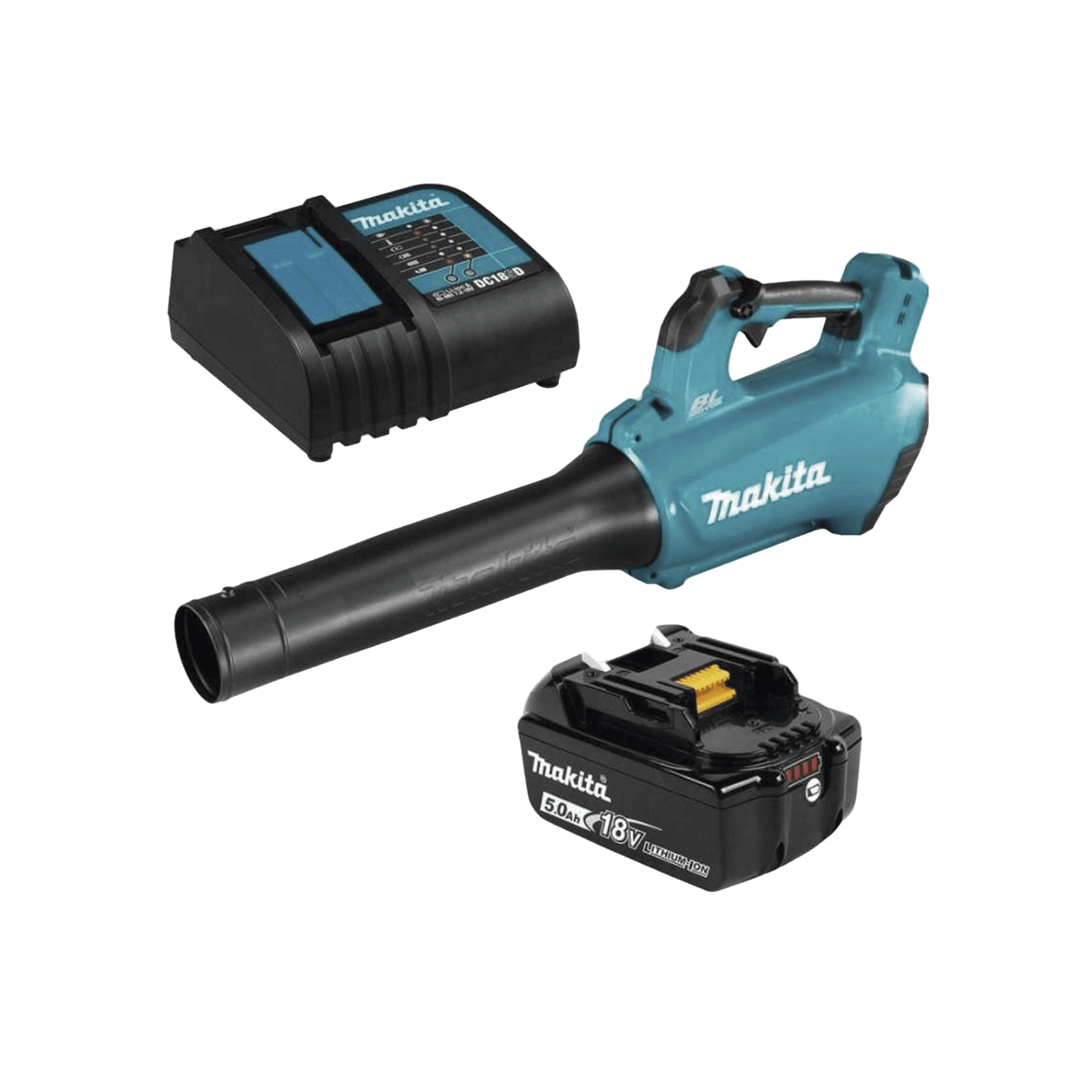 Sopladora inalámbrica de 18V con velocidad variable, incluye 1 Batería y Cargador. DUB184ST - MAKITA