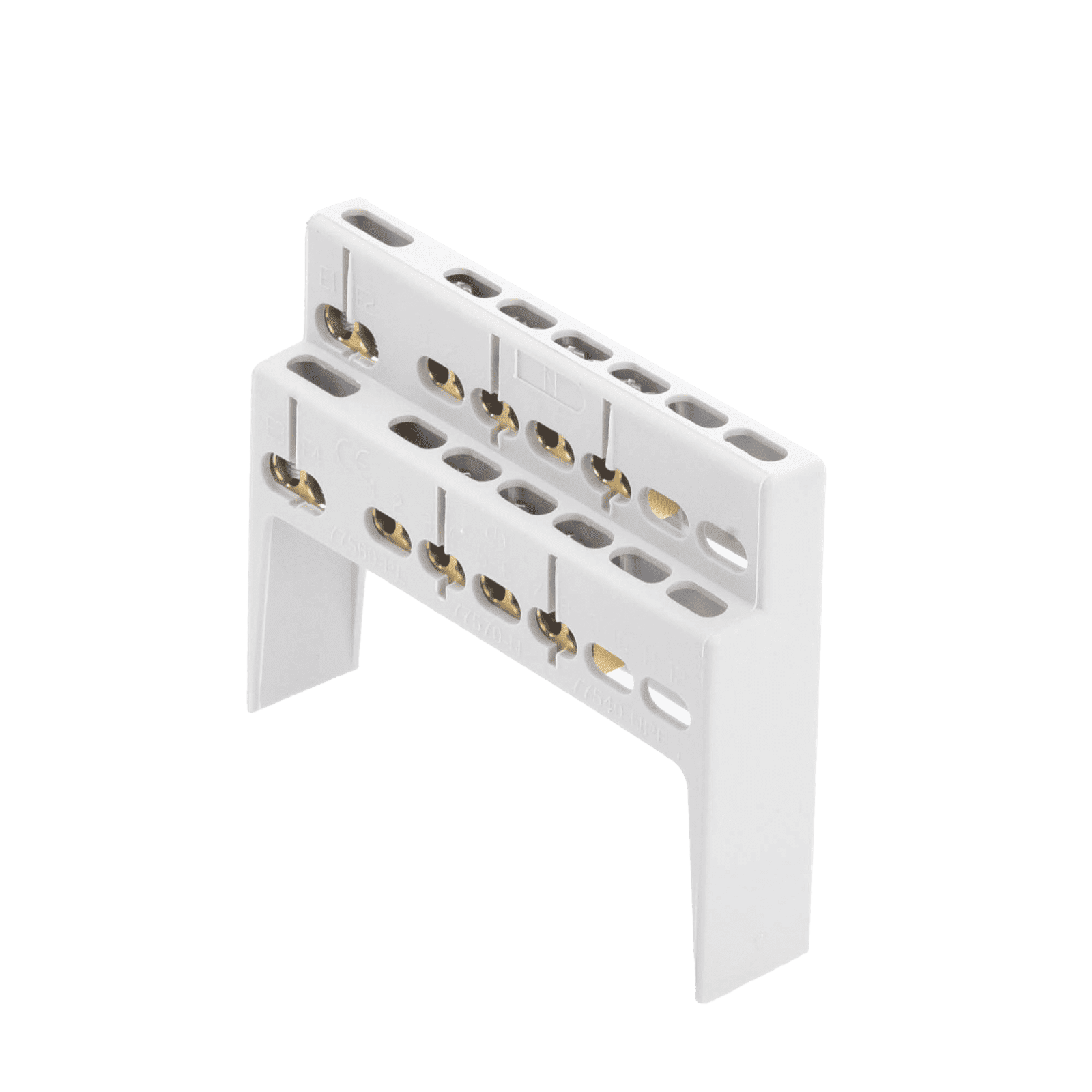 Soporte + Barra de Conexion (8 MOD) (8+2 ENTR.) IP40 BC40M08 - CHINT