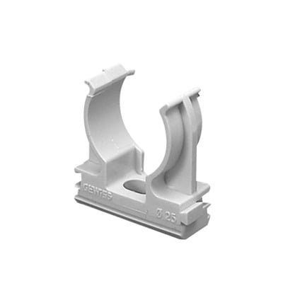 Soporte de presión (Abrazadera), PVC Auto-extinguible, abierto para tubería de 32 mm GW-50-604 - GEWISS