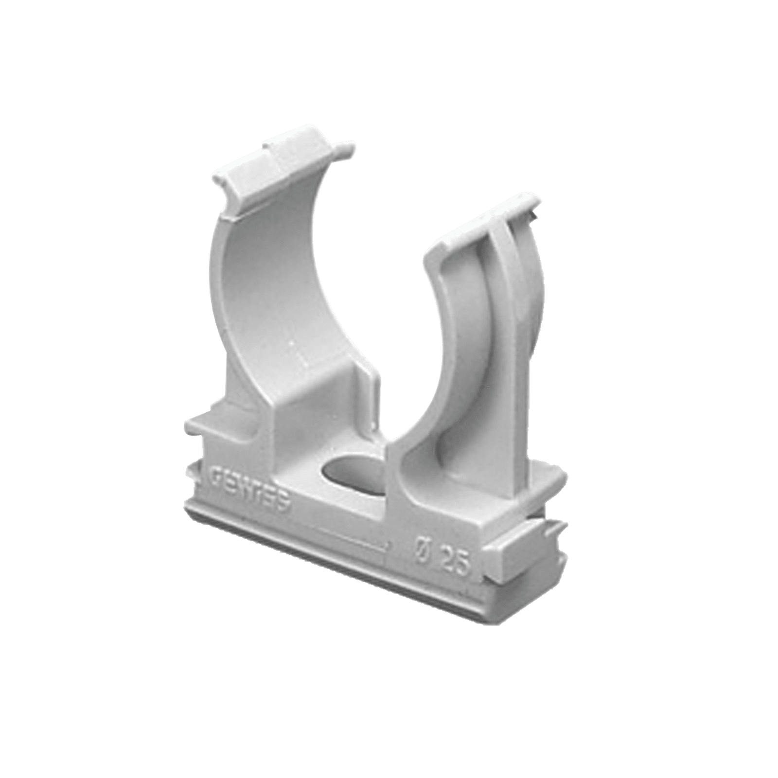 Soporte de presión (Abrazadera), PVC Auto-extinguible, abierto para tubería de 50 mm GW-50-629 - GEWISS