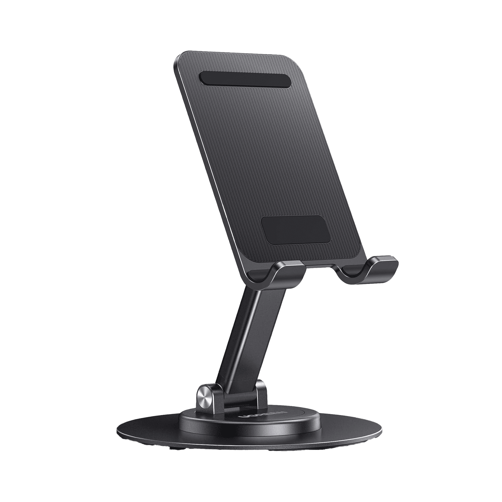 Soporte para Teléfono Celular Giratorio | 360° de Rotación | Angulo Ajustable | Altura Ajustable 17-20cm  | Antideslizante | Ejes Giratorios de Alta Precisión| Plegable | Aluminio | Color Gris 35152 - UGREEN