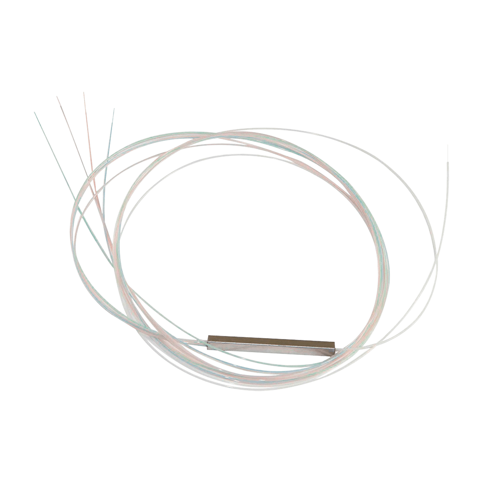 Splitter (Divisor Óptico) tipo PLC, de 1×4, para fusión (sin conectores) PLC-104-S - FIBERHOME