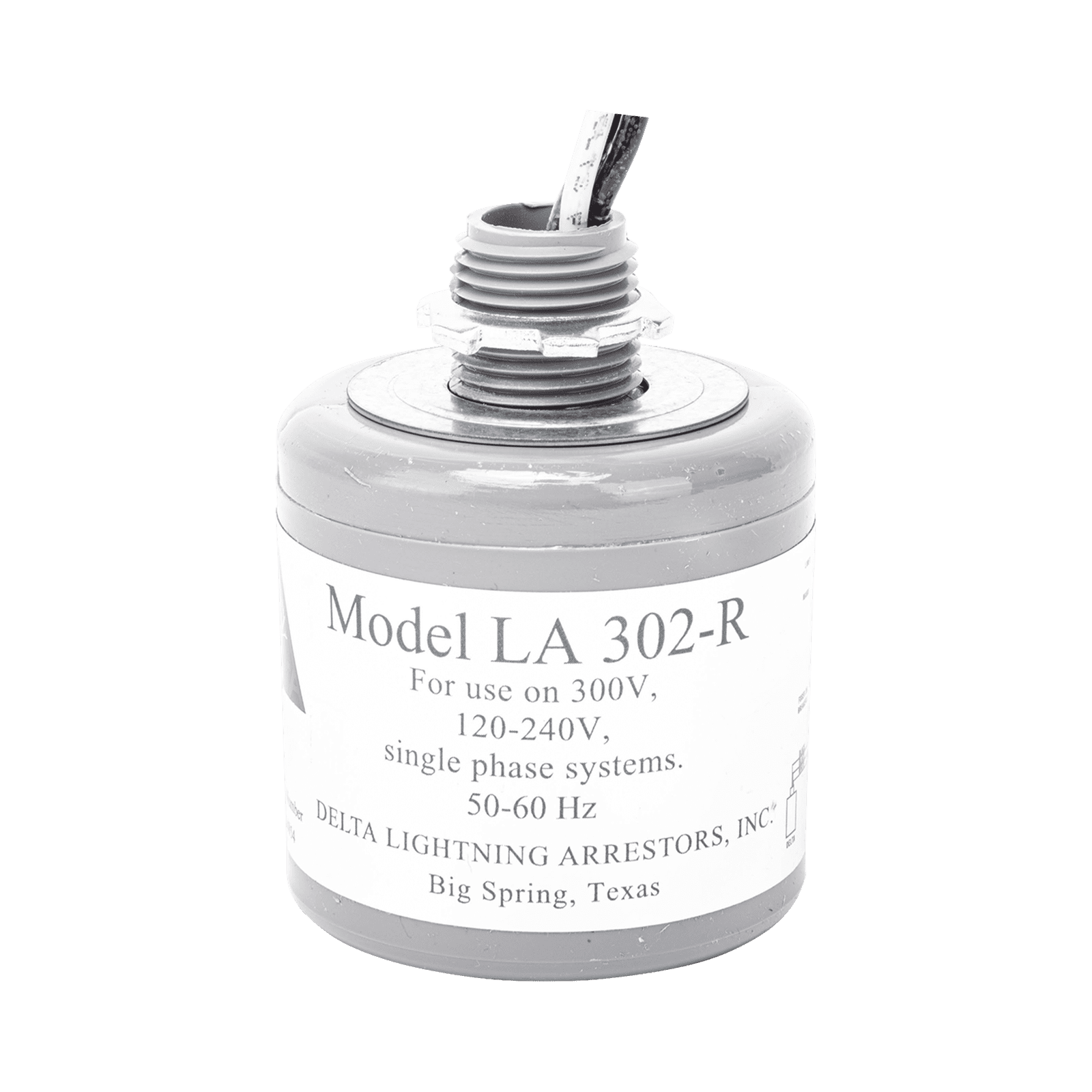 Supresor de Picos Transitorios de Voltaje, Diseñado Para Sistemas Fotovoltaicos, Uso en Corriente Alterna 125-300 Vca. LA302R - DELTA