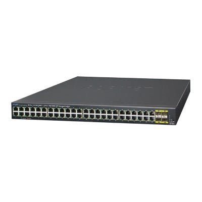Switch Administrable Capa 2 de 48 Puertos Gigabit 10/100/1000T, 4 Puertos SFP 100/1000X GS-4210-48T4S - PLANET