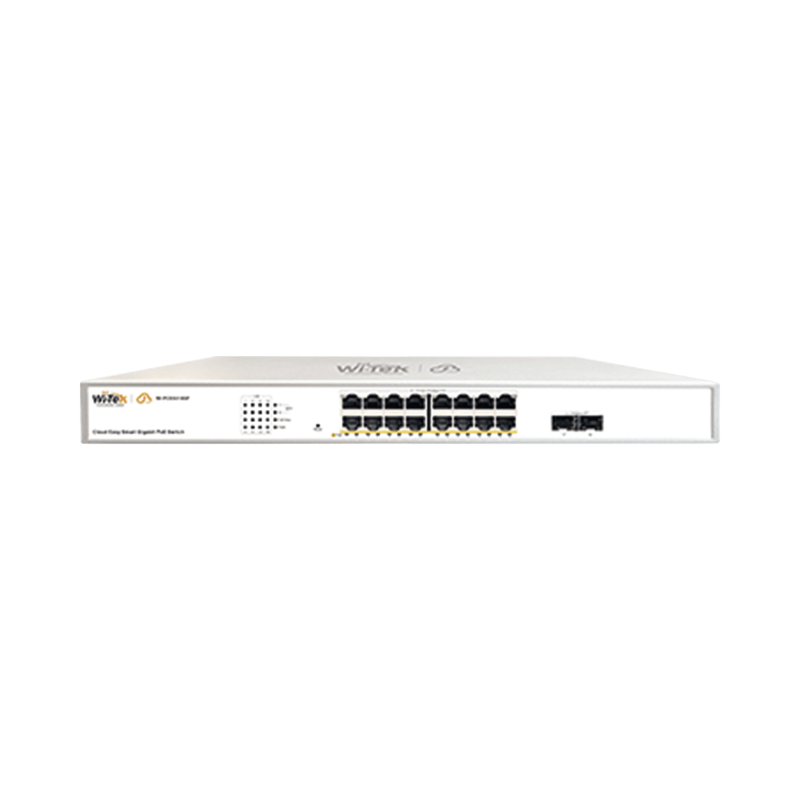 Switch Administrable PoE  / 16 puertos PoE af/at Gigabit /  2 x SFP Gigabit / Administración Cloud Gratuita / Presupuesto 240 W WI-PCES318GF - WI-TEK