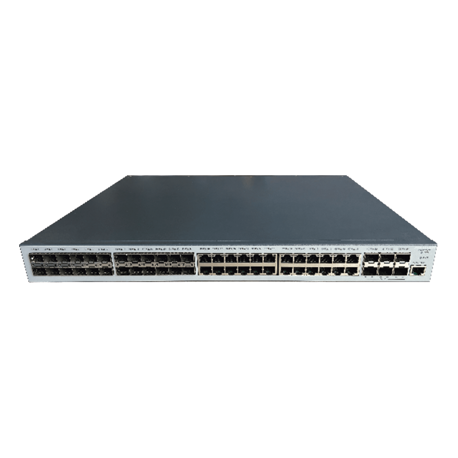 Switch Gigabit / Administrable Capa 3 / 24 puertos 10/100/1000 Mbps + 24 puertos SFP / 6 puertos SFP+ 10 G de Uplink. DS-3E3754TF - HIKVISION