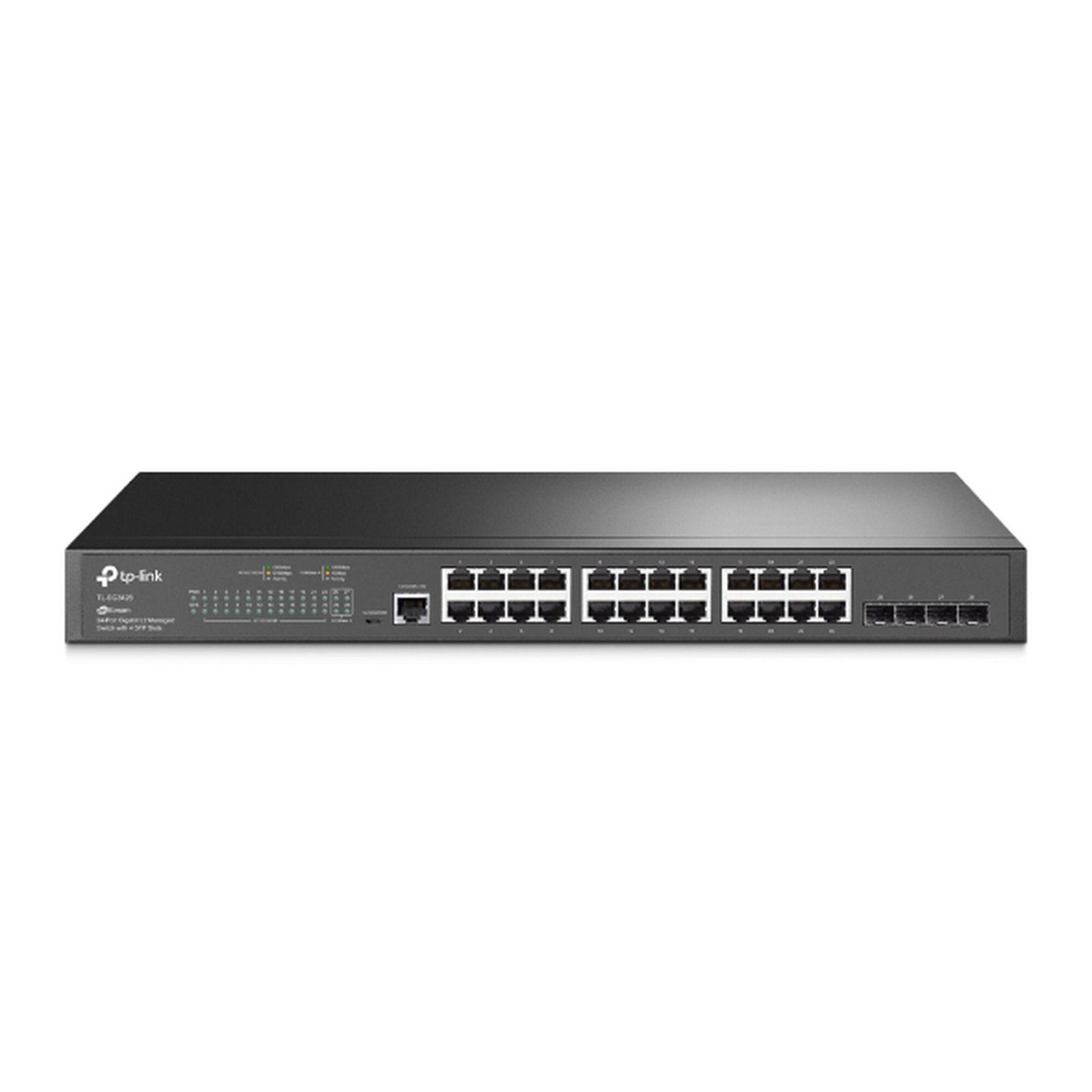 Switch Omada SDN Administrable / 24 puertos Gigabit y 4 puertos SFP / Funciones sFlow, QinQ y QoS / Administración centralizada OMADA TL-SG3428 - TP-LINK