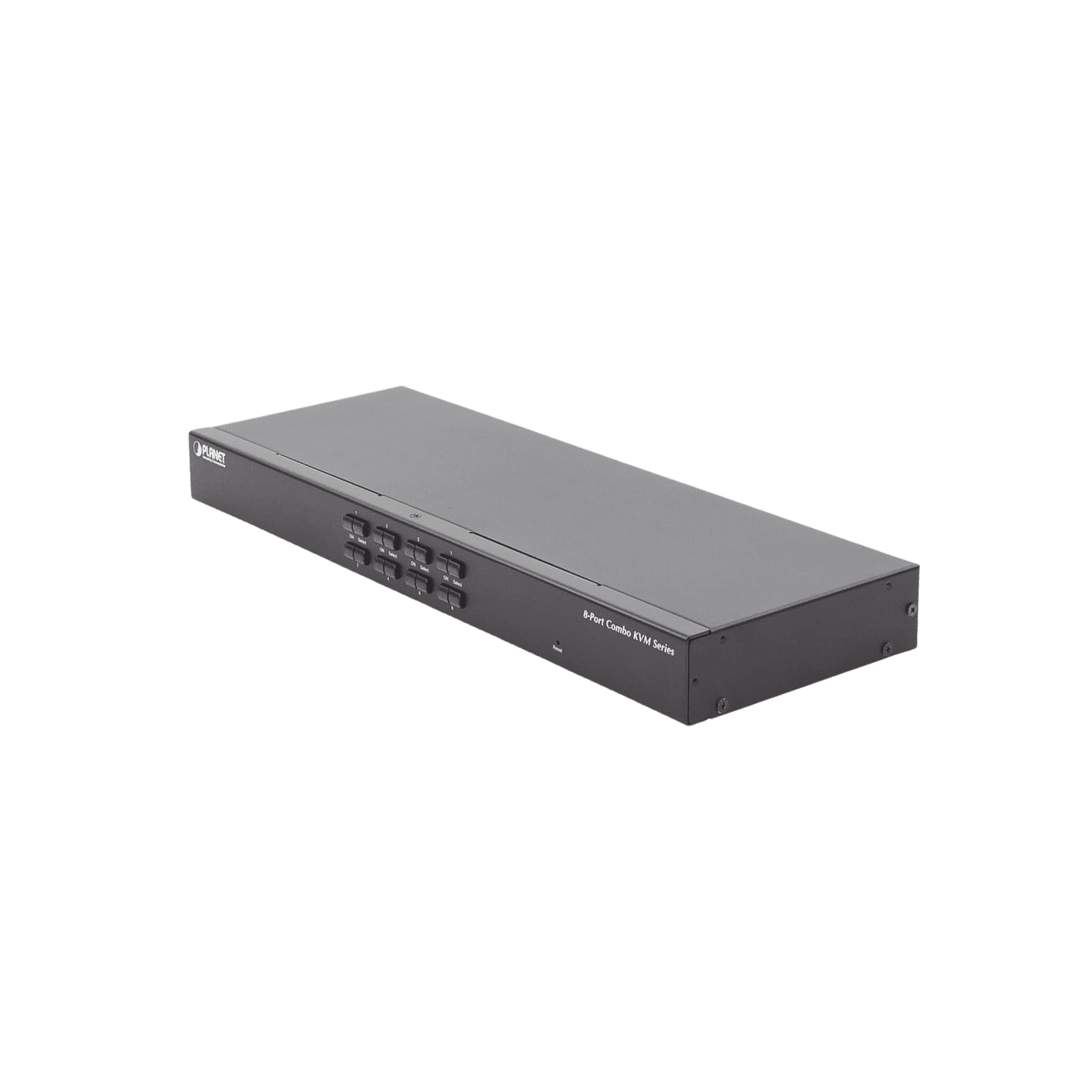 Switch Para Monitor KVM de 8 Puertos VGA, Permite el Acceso y Controla Hasta 8 Computadoras Desde Una Sola Consola (Teclado, Ratón y Monitor). KVM-210-08 - PLANET