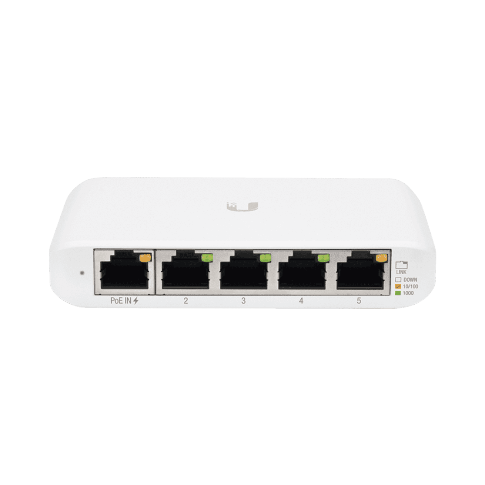 Switch UniFi Administrable Compacto de 5 Puertos 10/100/1000 Mbps, soporta entrada de PoE 802.3af/at USW-FLEX-MINI - UBIQUITI INC.